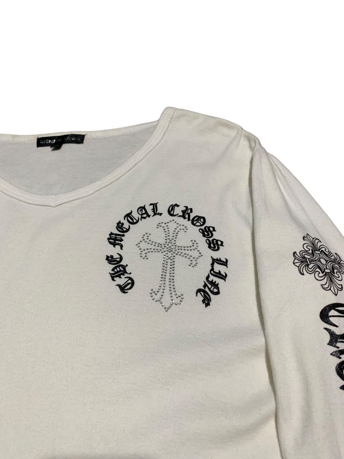 If Six Was Nine Detective struct FUCK EM ALL cross chrome hearts style tees Size US M / EU 48-50 / 2 - 3 Thumbnail