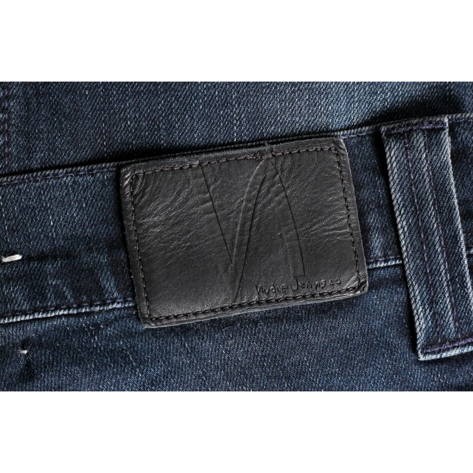 Nudie Jeans NUDIE JEANS THIN FINN Blue Jeans Men Slim Stretch W31 L34 5-Pocket Denim Zip Belt Loops Mid Rise Regular Size 31/34 DZ7021 Size US 31 - 4 Thumbnail