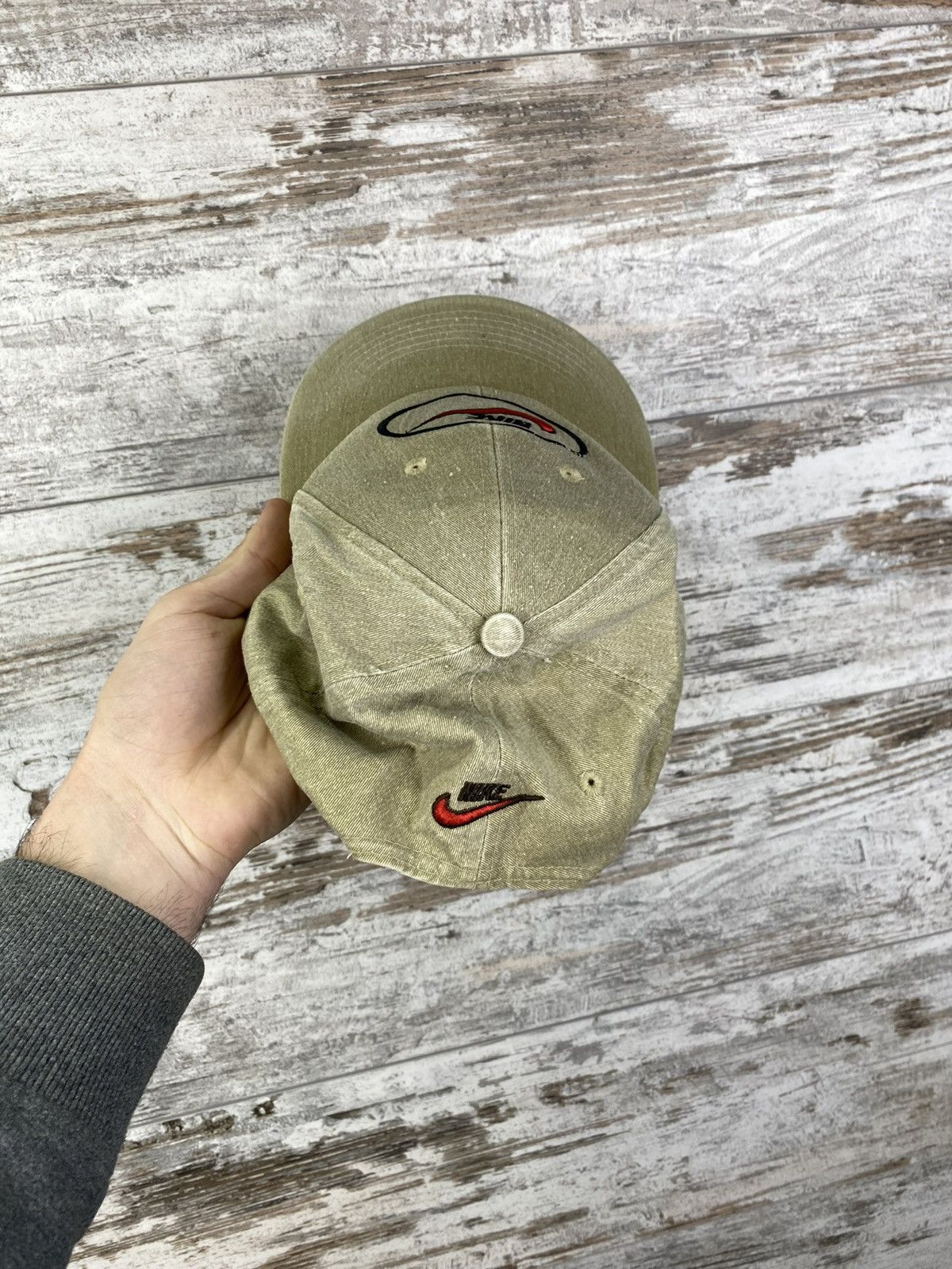 Nike × Vintage Mens Vintage Nike big logo hats cap hat y2k rare swoosh acg Size ONE SIZE - 6 Thumbnail