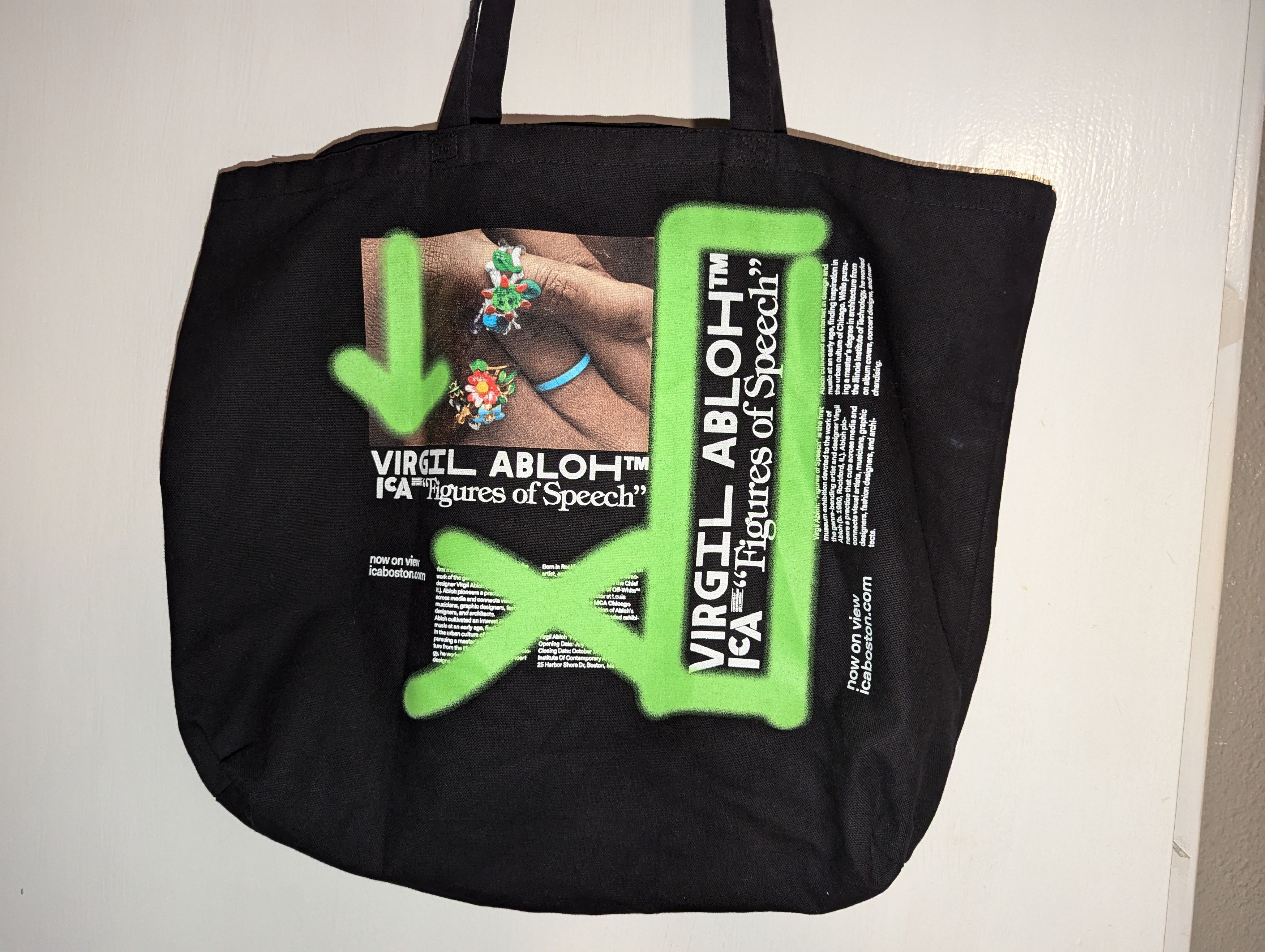 Virgil Abloh Virgil Abloh ICA Boston Arrows Tote 1 Of 150 Juergen Teller Size ONE SIZE - 3 Thumbnail
