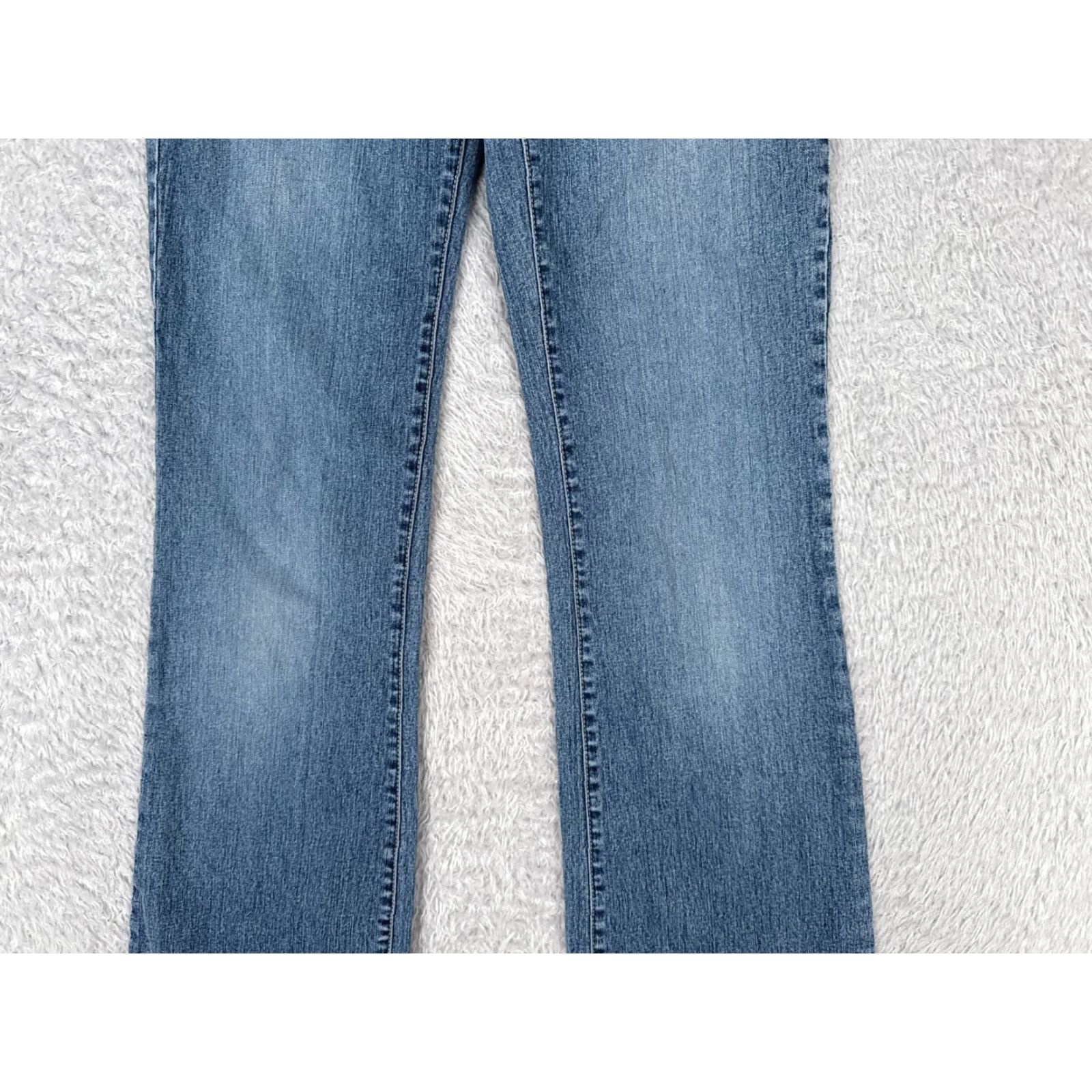 Vintage Azure Jeans Women Jeans Bootcut 26 Blue Denim Low Rise Cotton Blend 24x30 MPN 24X30 Blue Azure Denim Women 26 Bootcut Jeans Womens Size 26" / US 2 / IT 38 - 3 Thumbnail
