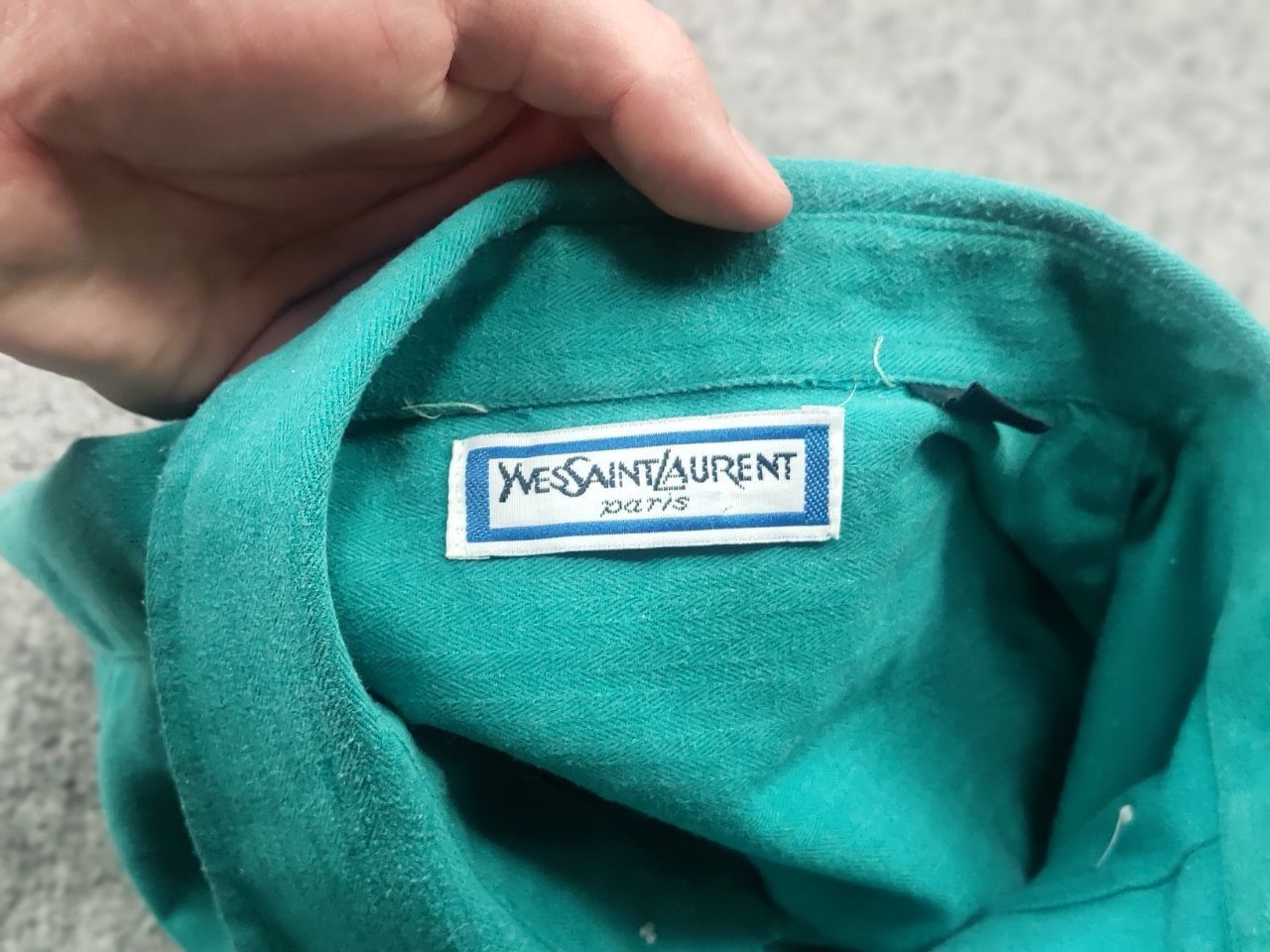 Yves Saint Laurent Vintage 80 - 90's Yves Saint Laurent Paris Long sleeve shirt Size US M / EU 48-50 / 2 - 15 Thumbnail