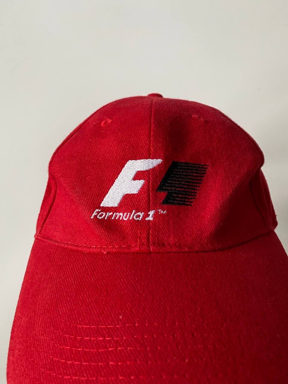 Formula 1 Vintage Formula 1 Red Cap Hat OS Size ONE SIZE - 2 Thumbnail