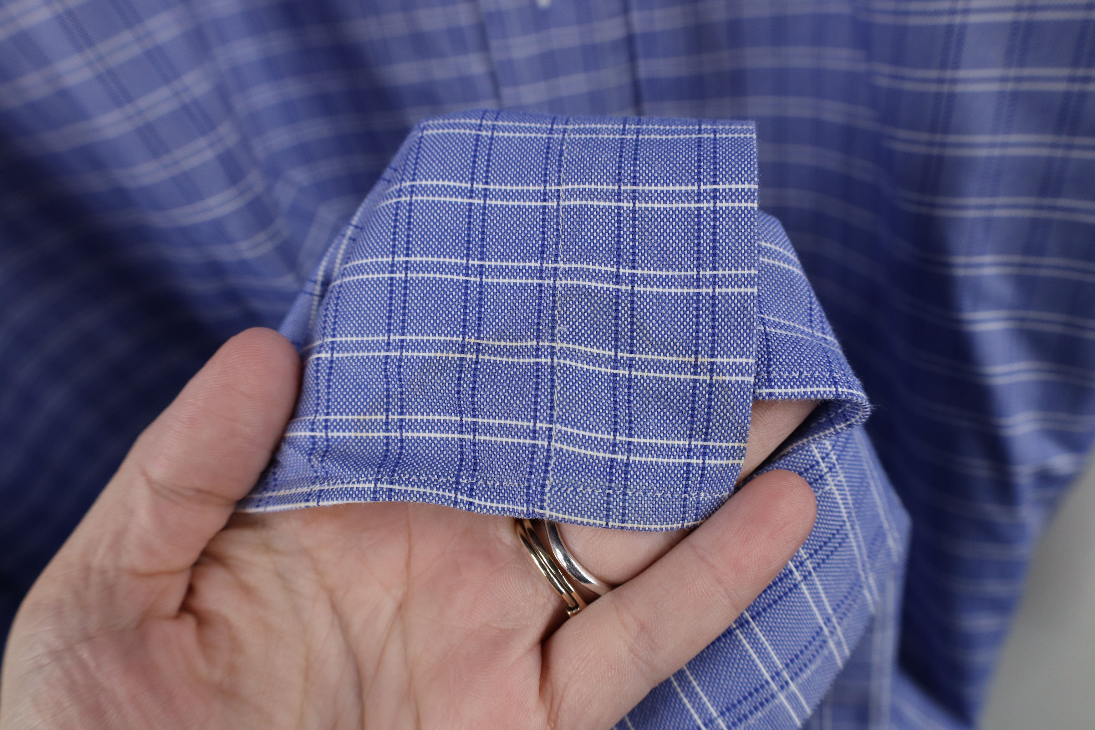 Brooks Brothers × Vintage Vintage 90s Brooks Brothers Button Down Shirt OCBD USA Size US L / EU 52-54 / 3 - 4 Thumbnail
