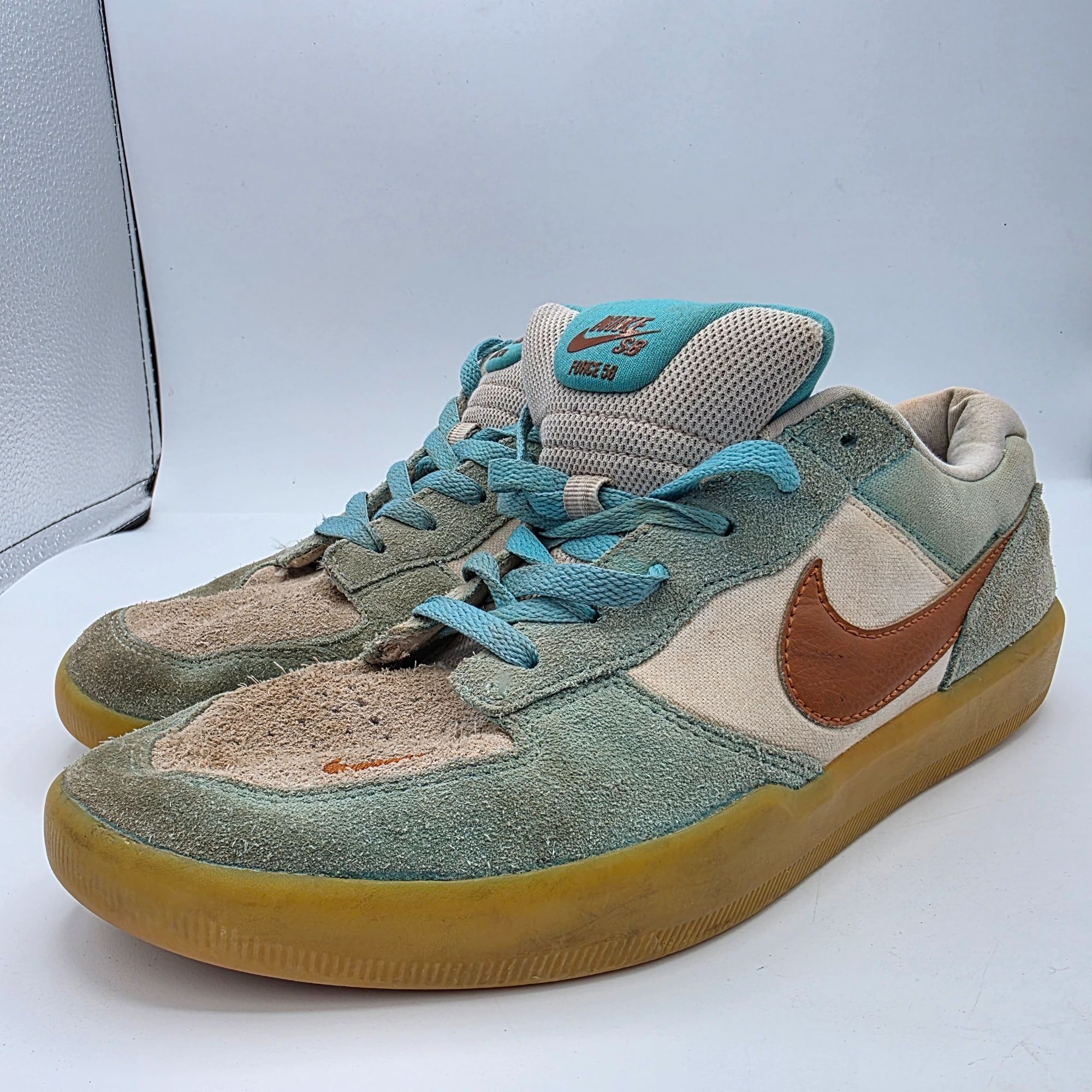 Nike Nike SB Force 58 Mens Size 10.5 Green Frost Dark Russet Snea Size US 10.5 / EU 43-44 - 4 Thumbnail