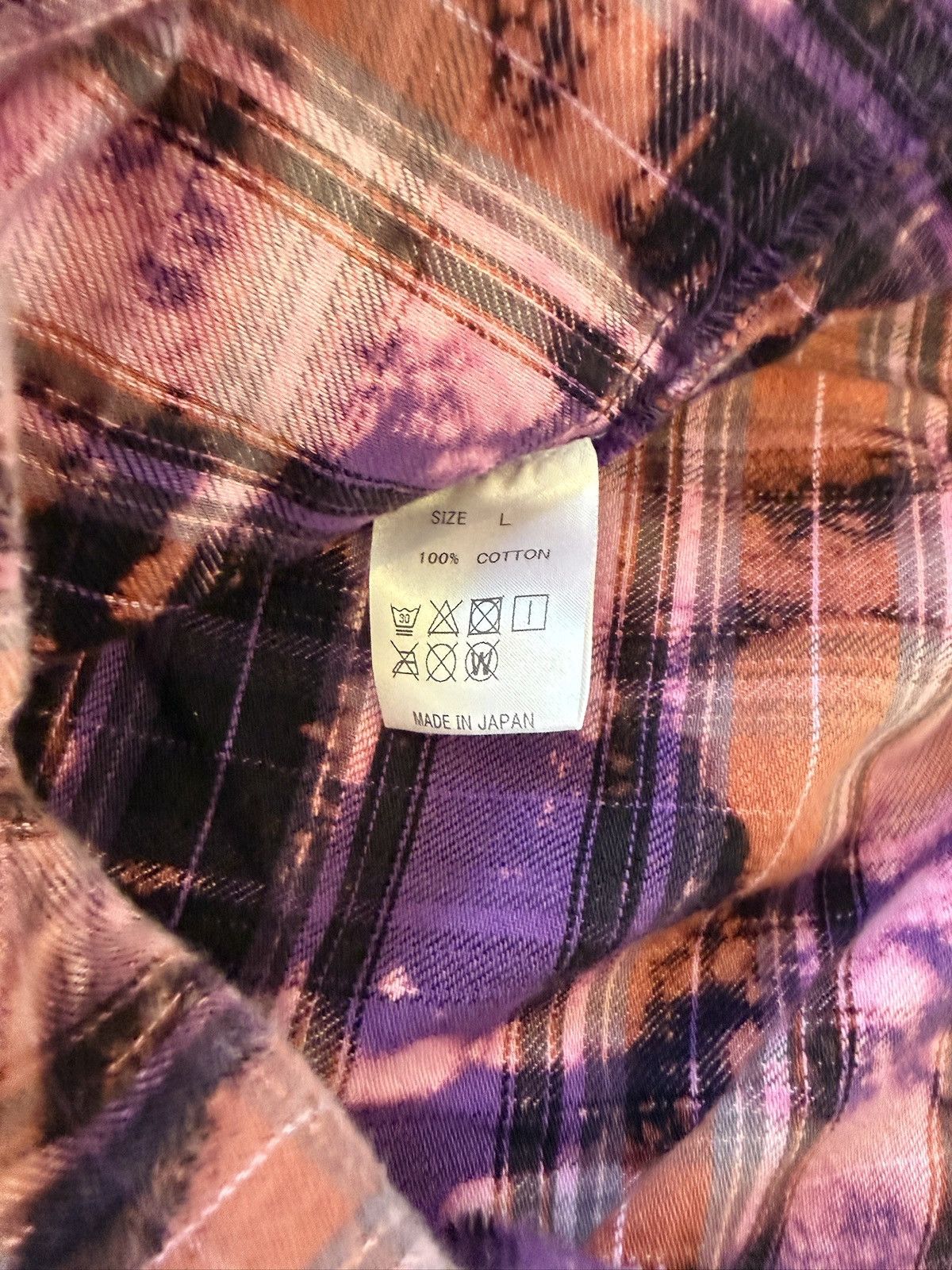 Vlone Vlone 18 Bleached Studded Flannel Size US L / EU 52-54 / 3 - 4 Thumbnail