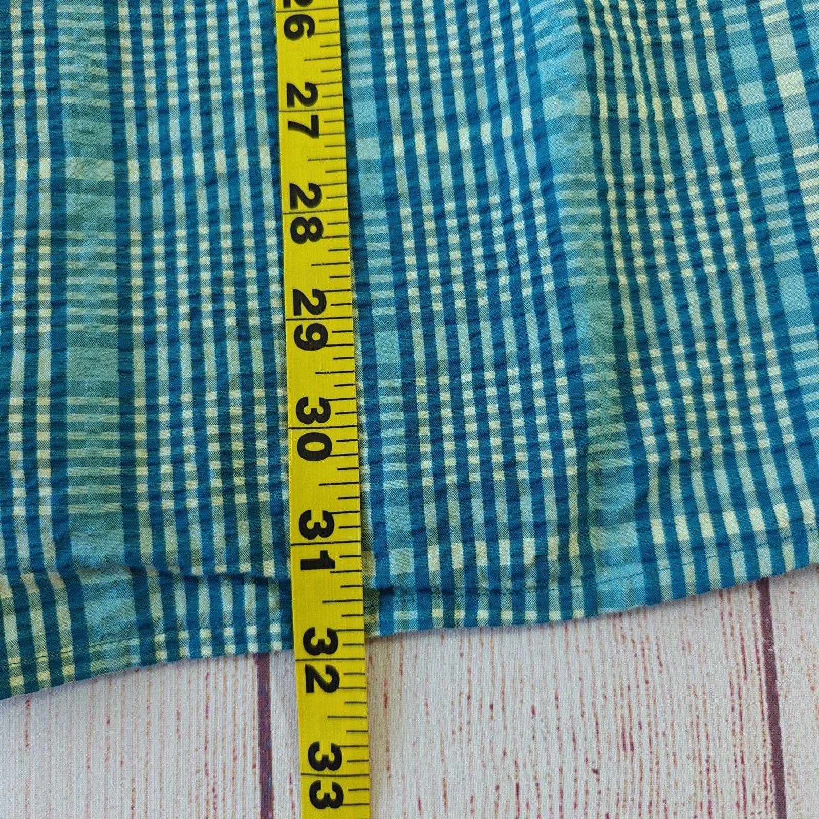 Rails RAILS Brenda Check Cotton Blend Seersucker Mini dress sz XS Size XS / US 0-2 / IT 36-38 - 8 Thumbnail