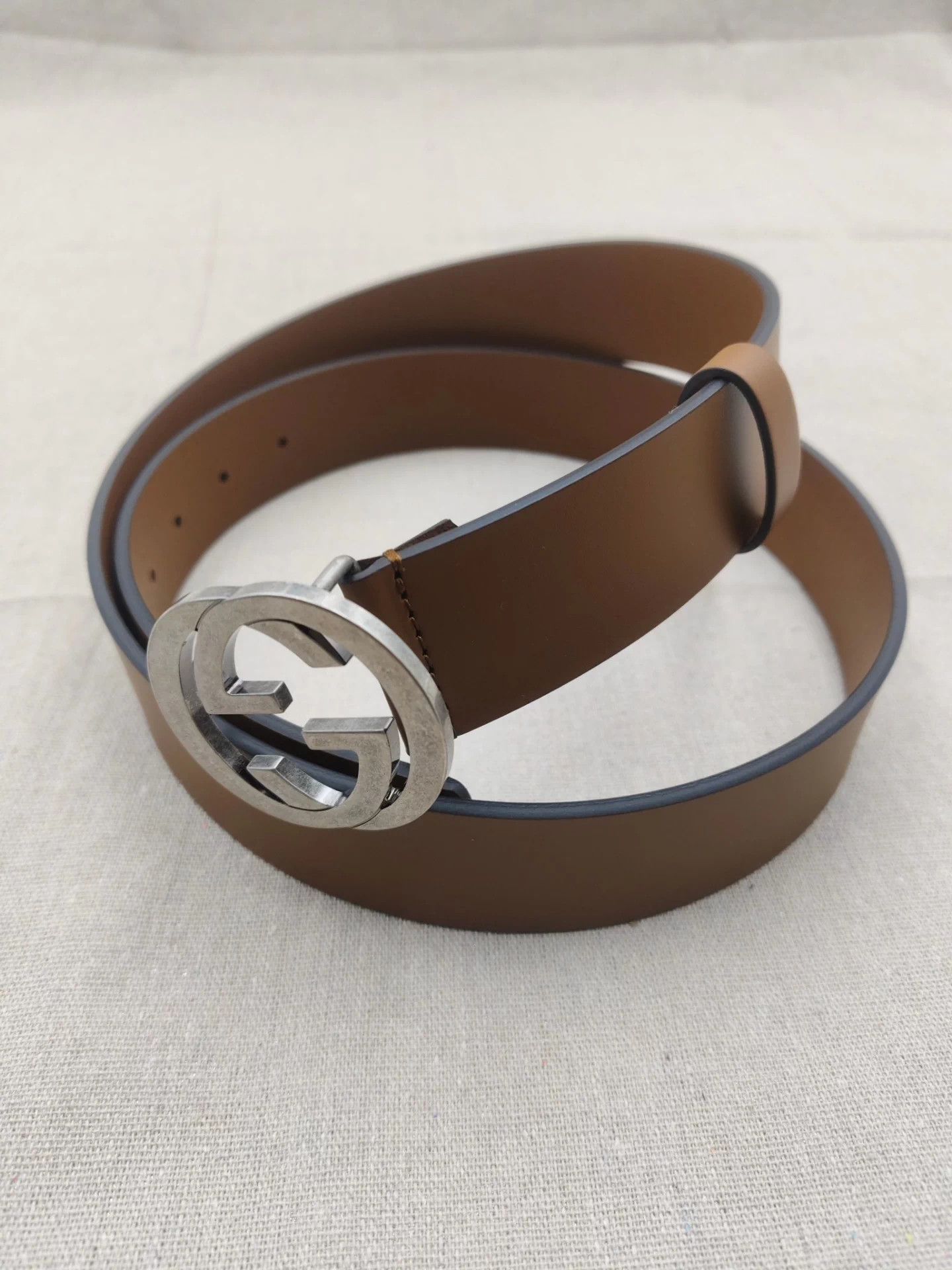 Gucci Gucci Brown Double G Buckle Belt 100/105 Size ONE SIZE - 2 Thumbnail