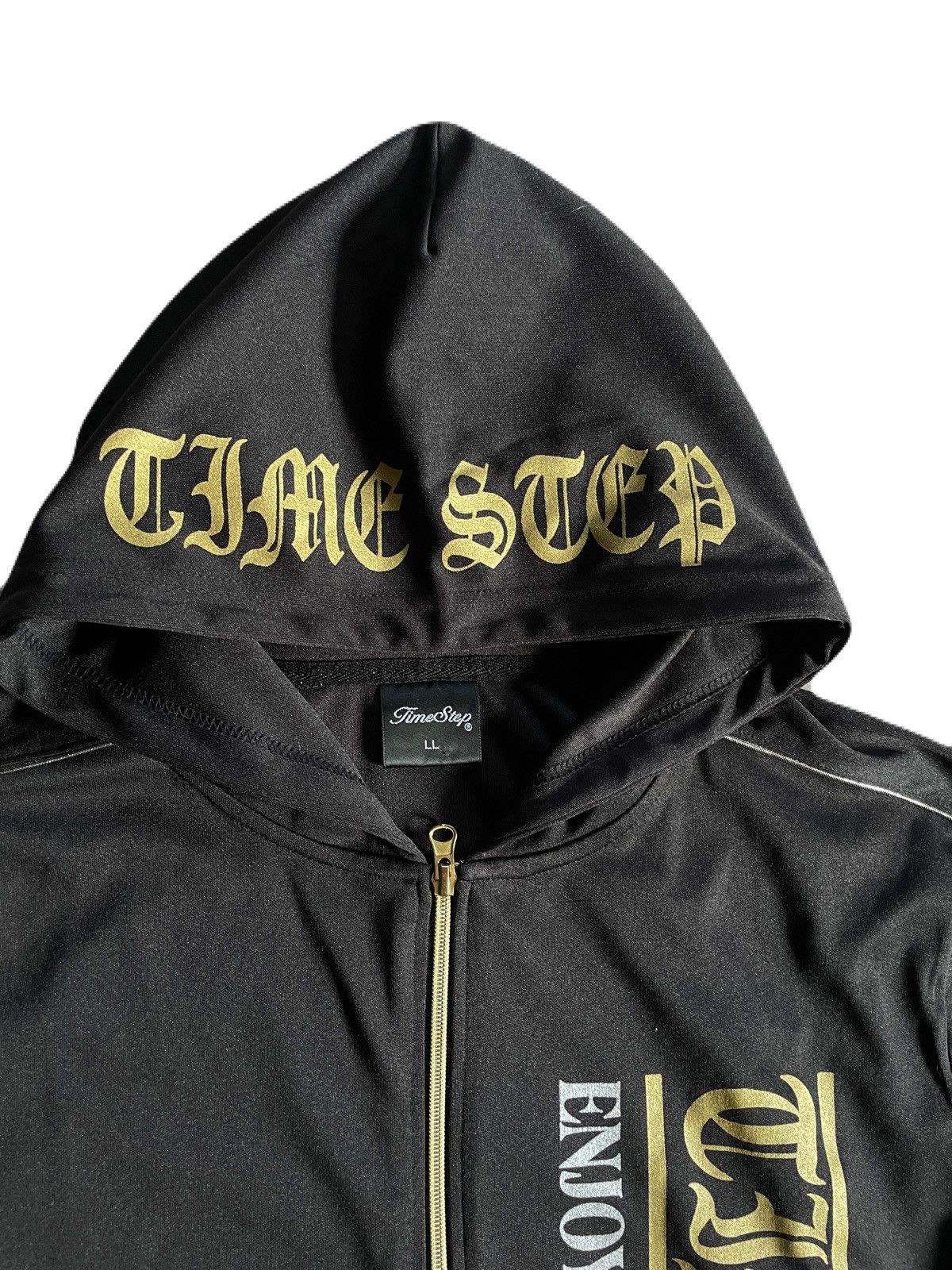 If Six Was Nine 2000s Japanese archive Vkei Gothic Poem Short Sleeve Hoodie Size US M / EU 48-50 / 2 - 5 Thumbnail