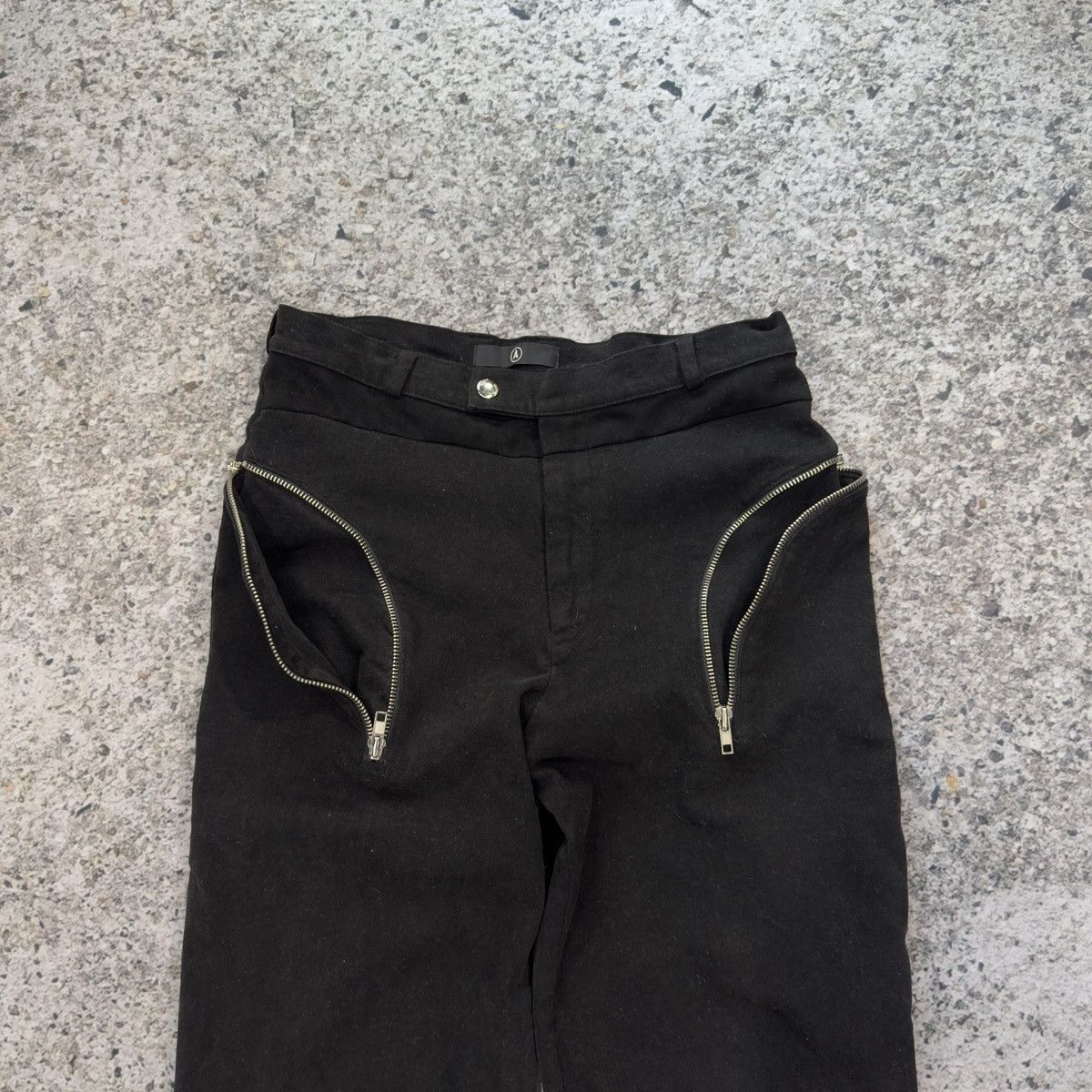 Other Ambivalence Online Viscose Rayon Moleskin Bondage Pants Size US 30 / EU 46 - 4 Thumbnail