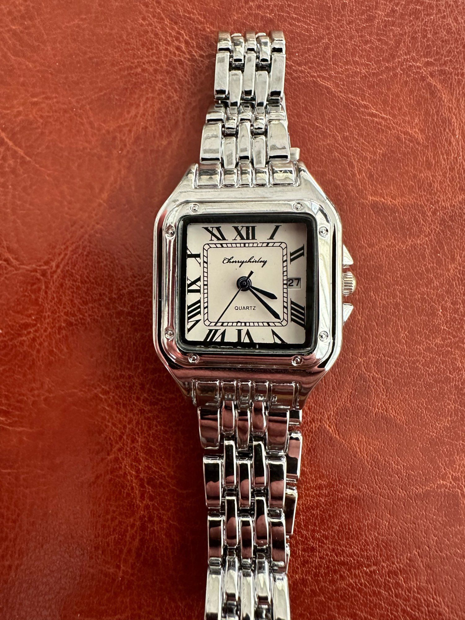 Archival Clothing x Vintage 90's Vintage Retro Luxury Style Quartz Silver Watch, Men's