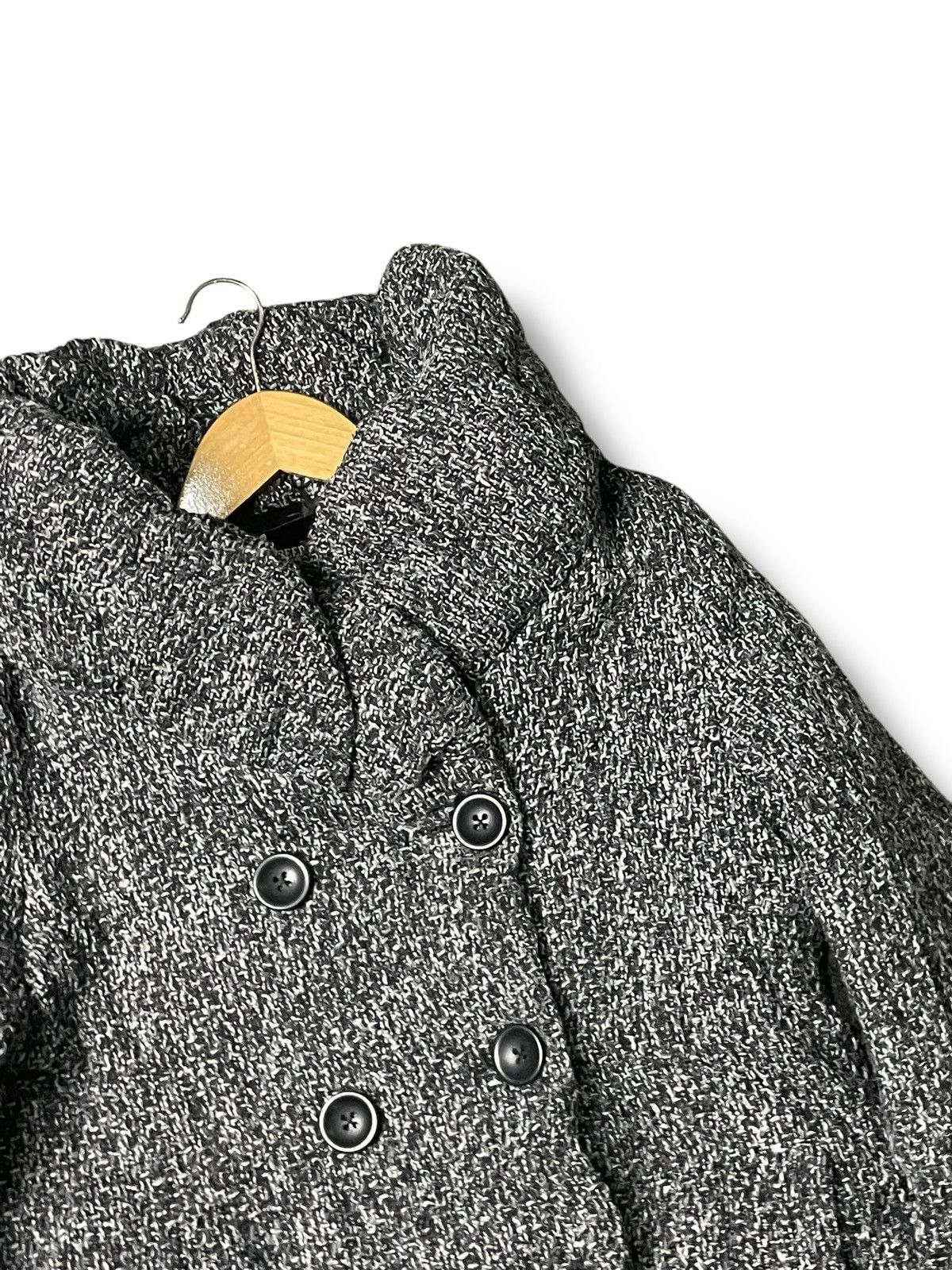 Black Label × Japanese Brand × Vintage Vintage DIG DEEP Double Breasted Wool Coat (76) Size US L / EU 52-54 / 3 - 2 Thumbnail