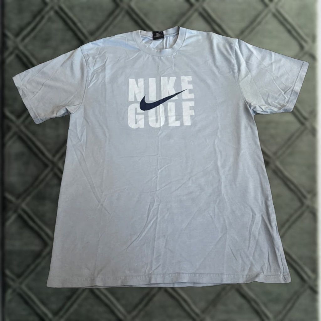 Nike VINTAGE Nike Golf T-Shirt Large Men Blue Swoosh Tiger Woods Size US L / EU 52-54 / 3 - 1 Thumbnail
