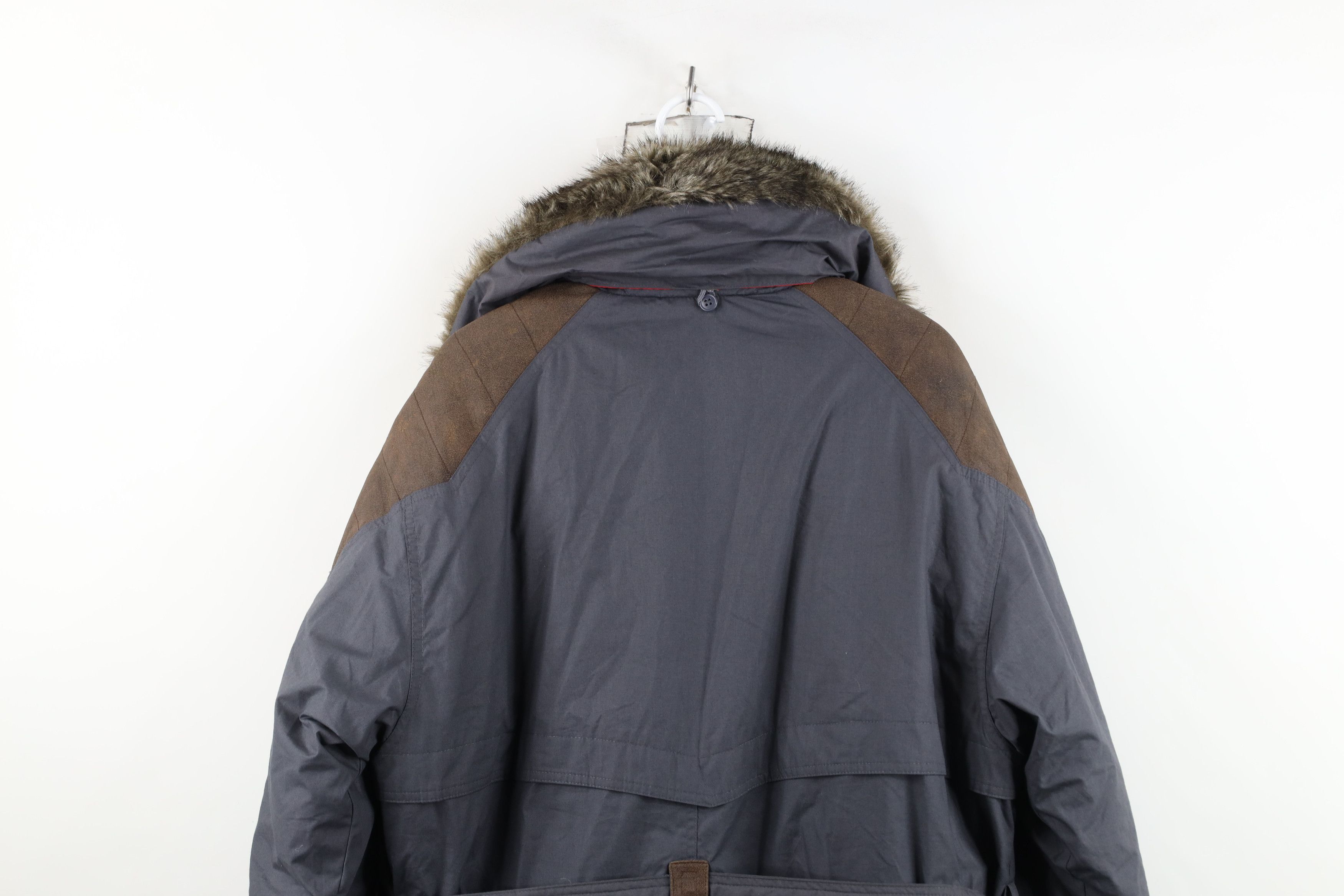 Vintage Vintage 90s Streetwear Duck Down Trench Coat Puffer Jacket Size US M / EU 48-50 / 2 - 16 Thumbnail