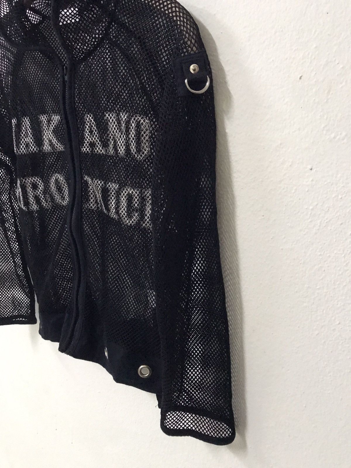 Japanese Brand Supercrazy hiromichi nakano mesh hoodie punk style Size XS / US 0-2 / IT 36-38 - 4 Thumbnail