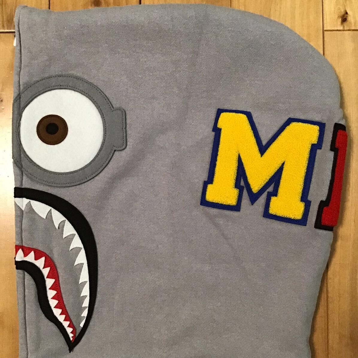 BAPE × Minion Milo Shark full zip hoodie a bathing ape