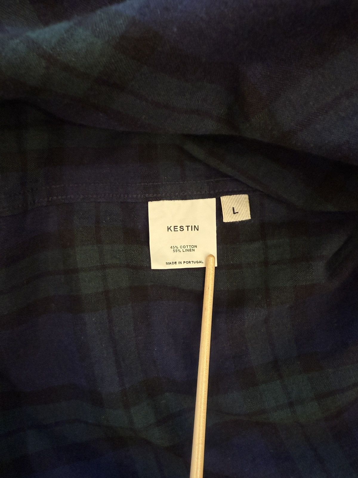 KESTIN KESTIN Linen/cotton button down shirt Size US L / EU 52-54 / 3 - 4 Thumbnail