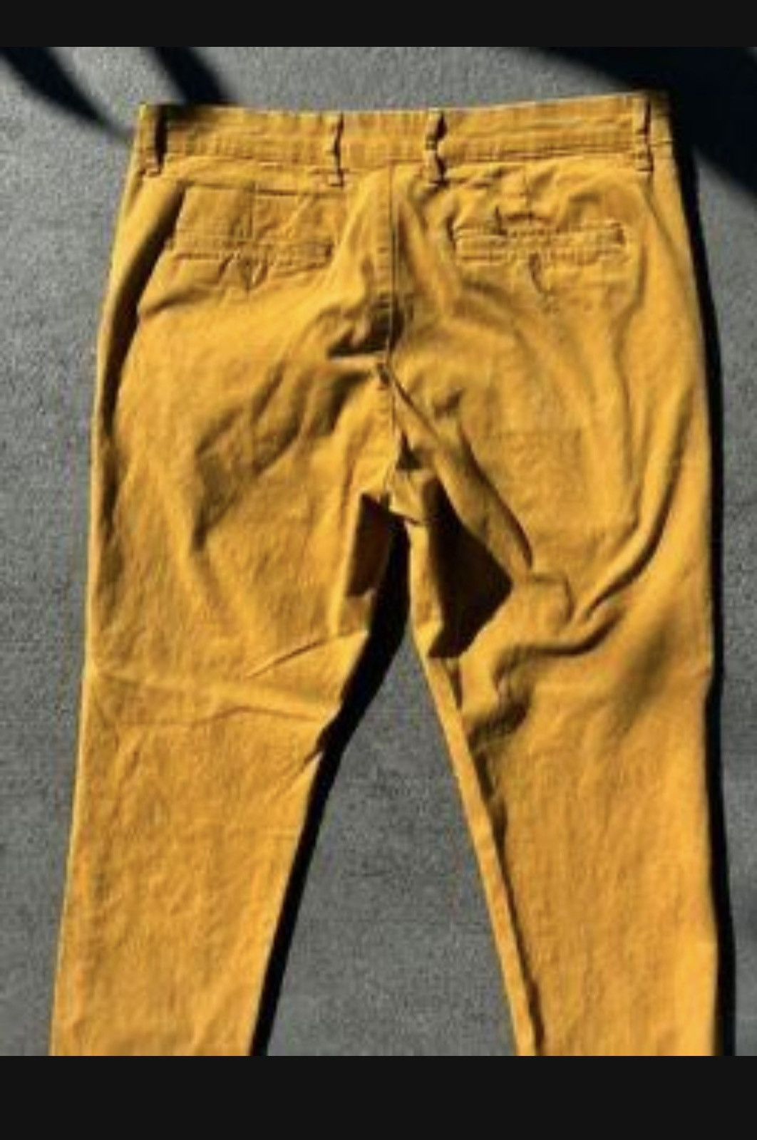 Other Mustard Yellow Slim Fit Chino Denim Men Size 31W X 28 L Size US 31 - 10 Thumbnail