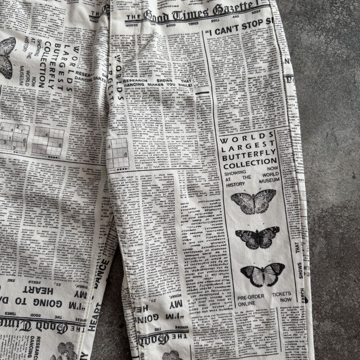 20471120 × Japanese Brand Gazette Printed Y2K Vintage Pants (inspired John galliano) Size 27" / US 4 / IT 40 - 8 Thumbnail