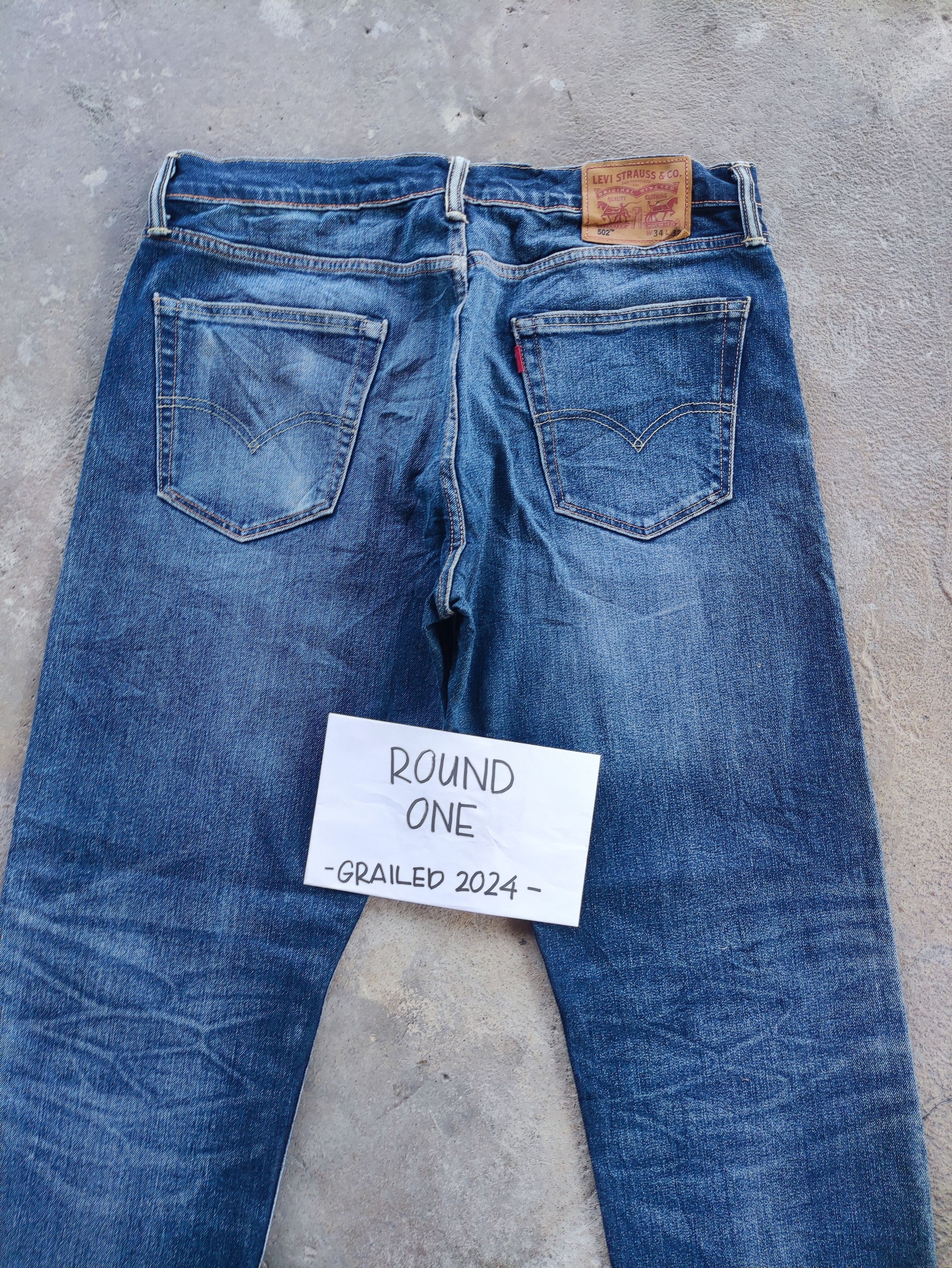 Jean × Levi's × Vintage VINTAGE LEVI’S 502 DISTRESSED JEANS FADED DENIM PANTS W35 Size US 35 - 12 Thumbnail