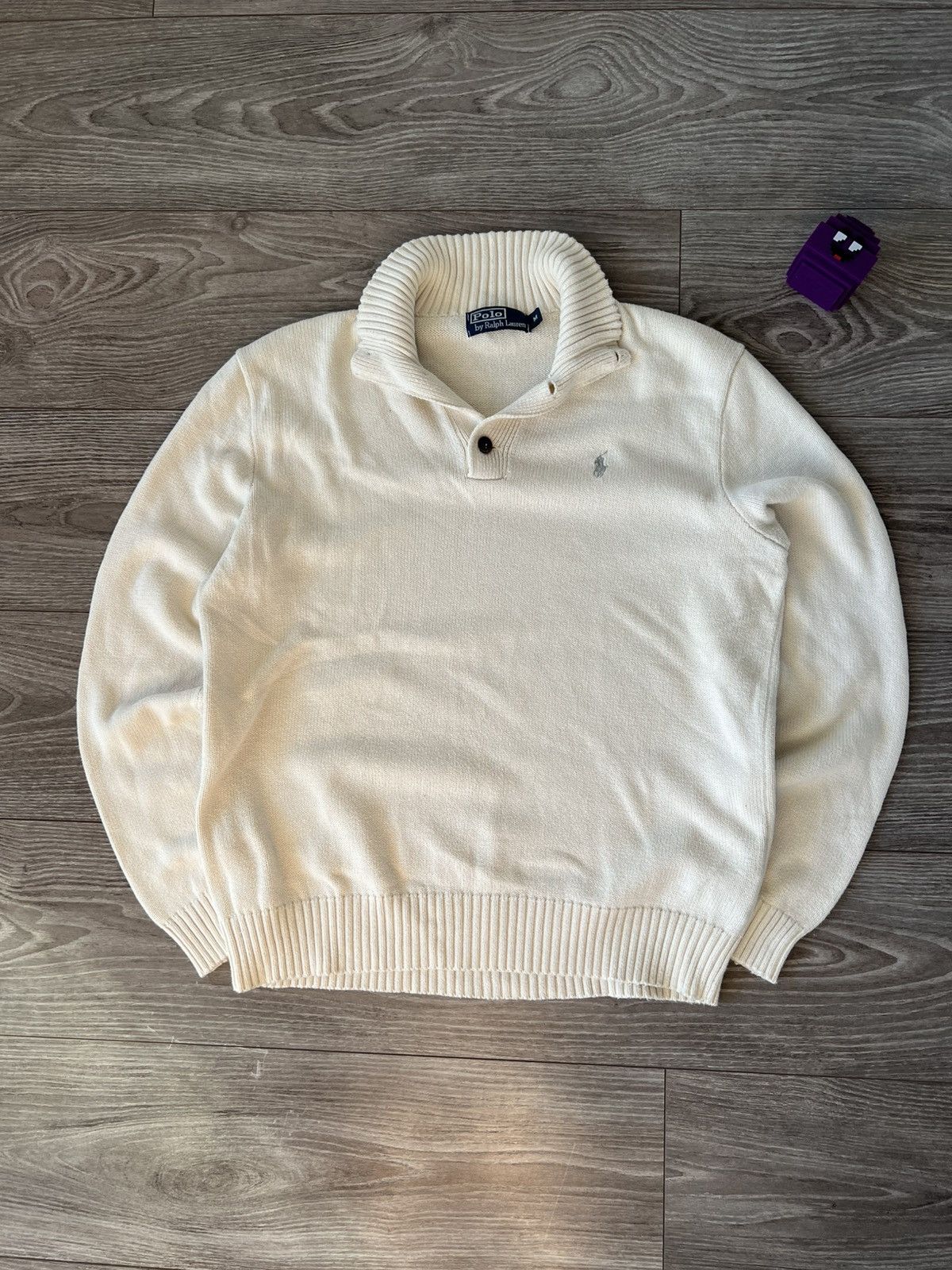 Polo Ralph Lauren Vintage Polo Ralph Lauren Embroidered Logo High Neck Sweater Size US M / EU 48-50 / 2 - 3 Thumbnail