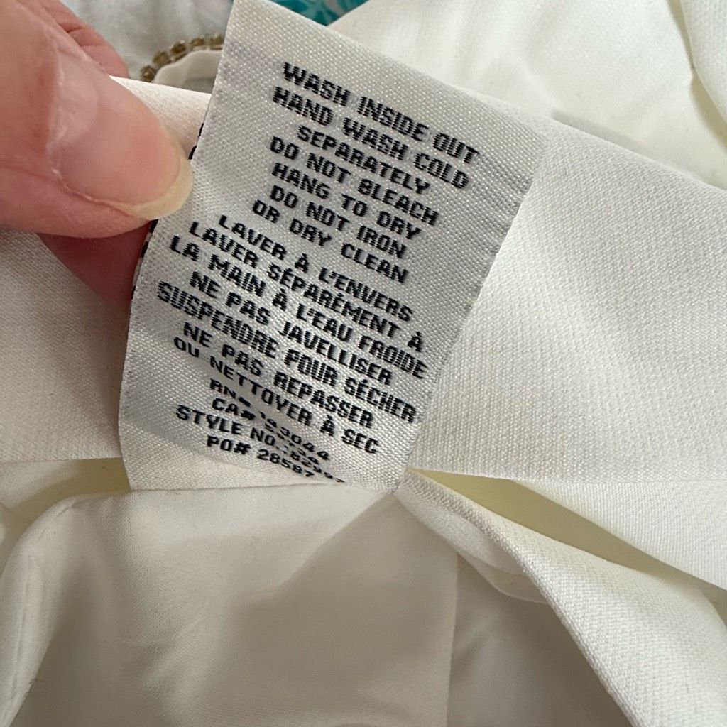 Other NWT Bagatelle White Large Bow Crop Top Rhinestone Straps 8 Size M / US 6-8 / IT 42-44 - 11 Thumbnail