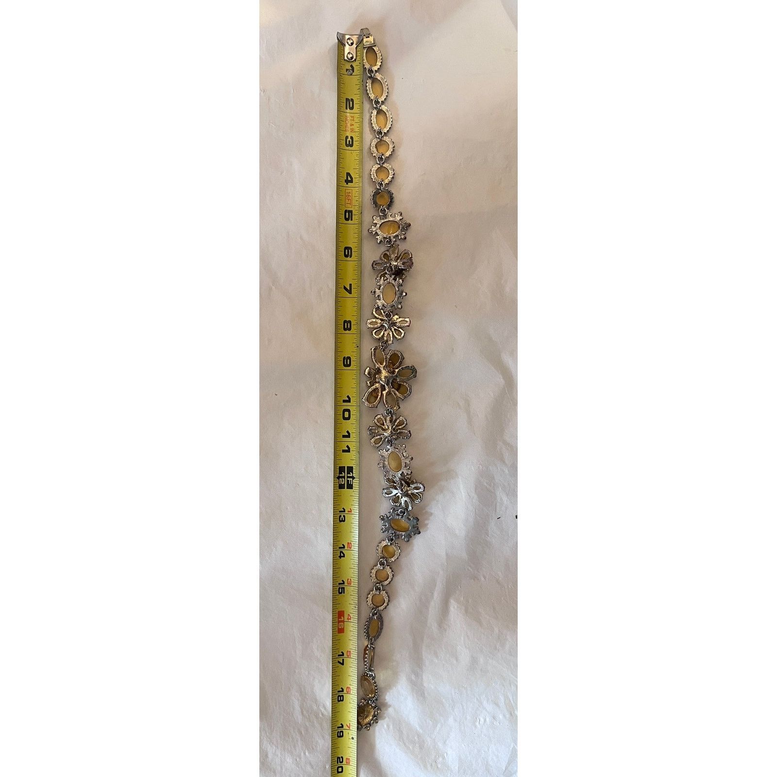 Banana Republic Banana Republic floral yellow Gold Jewel Statement Necklace Size ONE SIZE - 10 Thumbnail