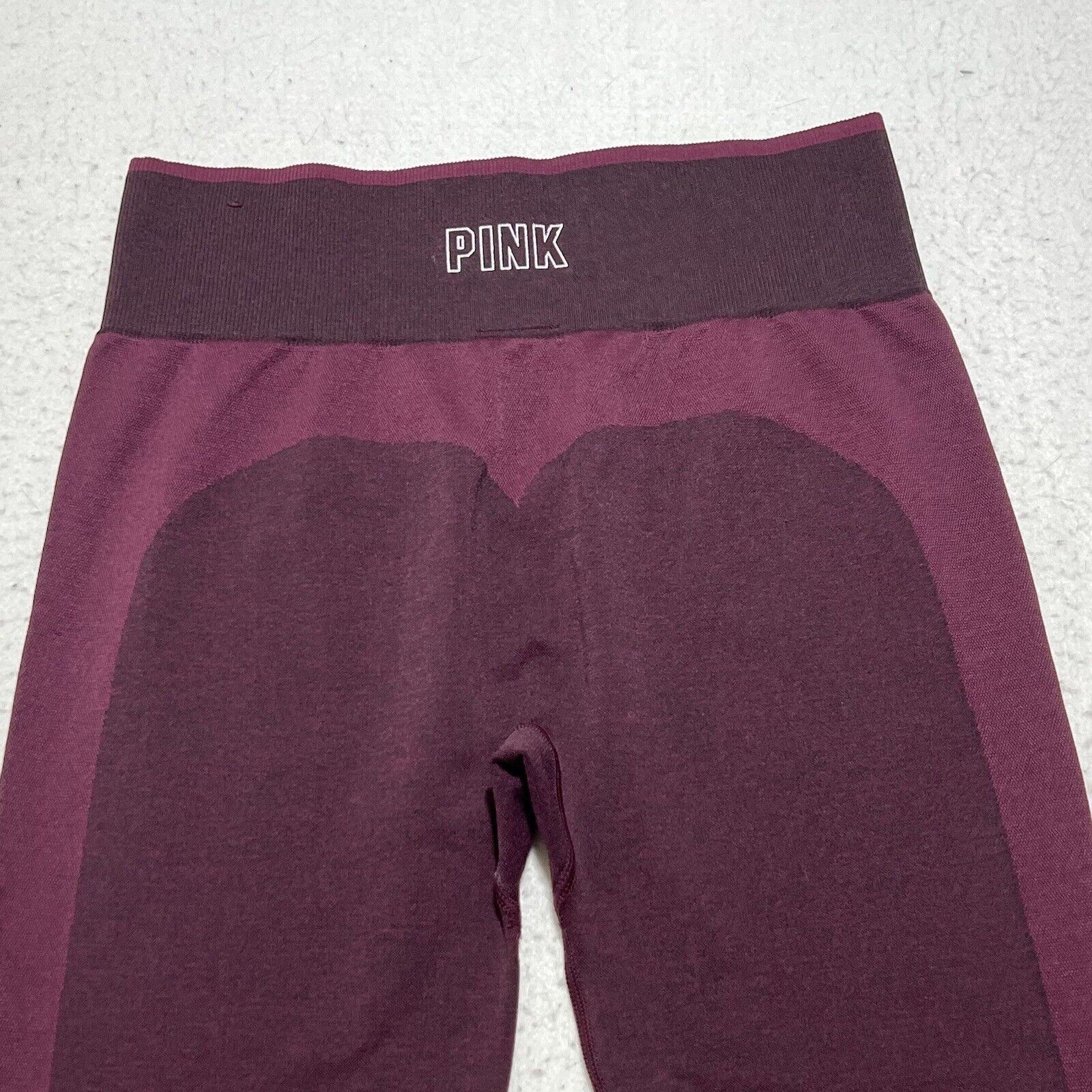 Victoria's Secret Victoria's Secret PINK Large Purple Capri Length Leggings Size 34" / US 12 / IT 48 - 6 Thumbnail