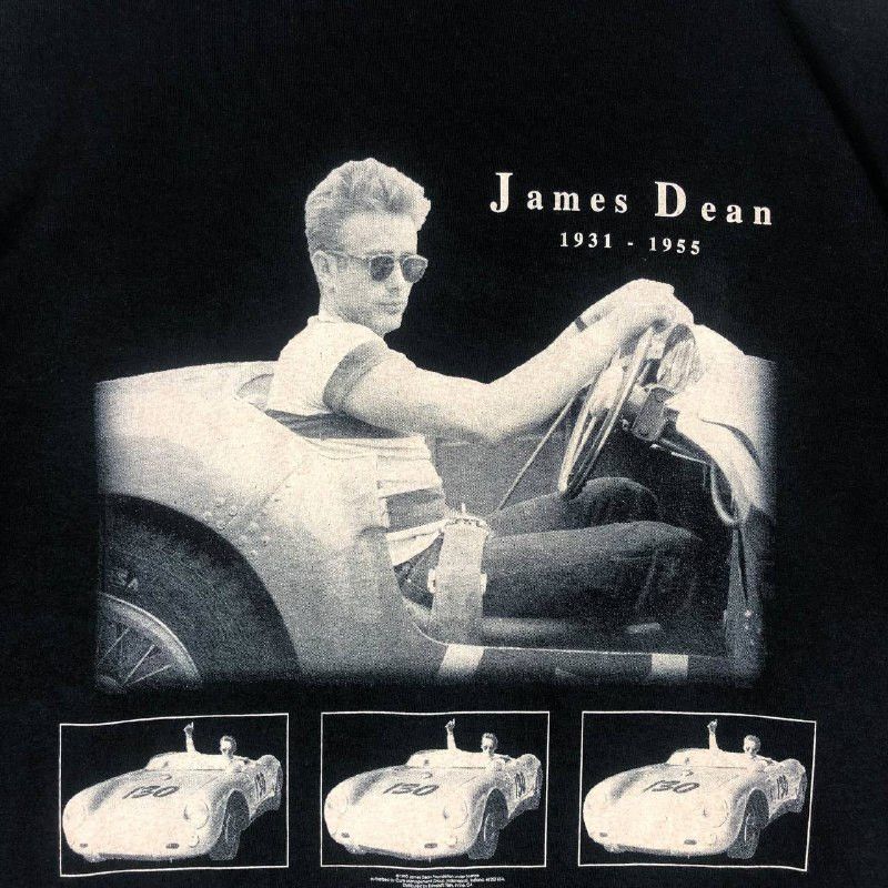 Band Tees Vintage 1990 " James Dean " Murina Tag Men T-shirt Size US L / EU 52-54 / 3 - 5 Thumbnail