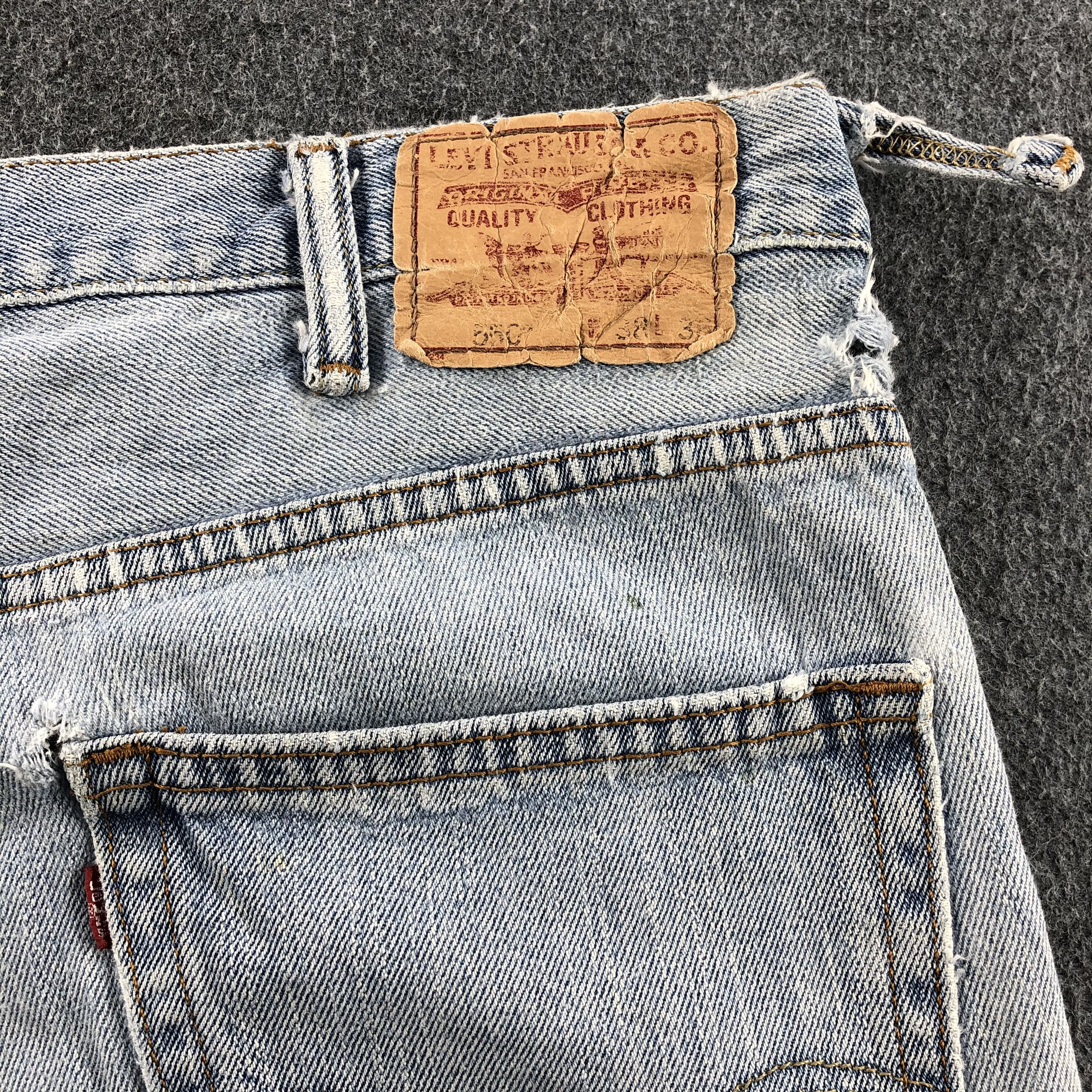 Levi's Light Wash Vintage Levis 550 Jeans-J1151 Size US 38 / EU 54 - 5 Thumbnail