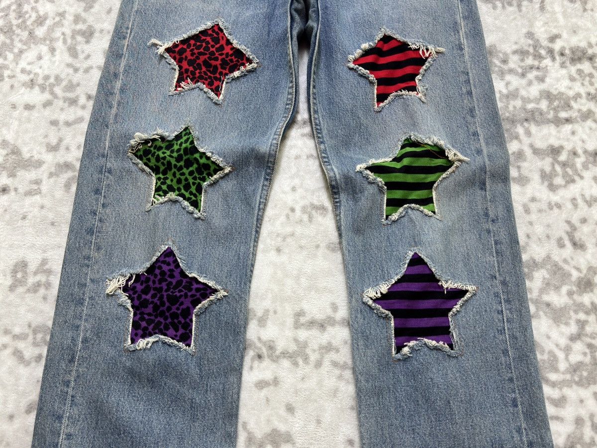 Levi's Levi’s 501 Custom Patchwork 90s Straight Denim Size US 30 / EU 46 - 6 Thumbnail