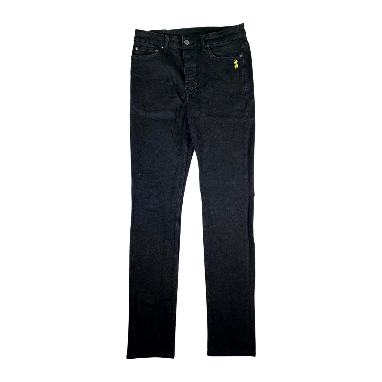 Ksubi Ksubi "Plus" Black & Yellow Jeans Size US 30 / EU 46 - 1 Thumbnail