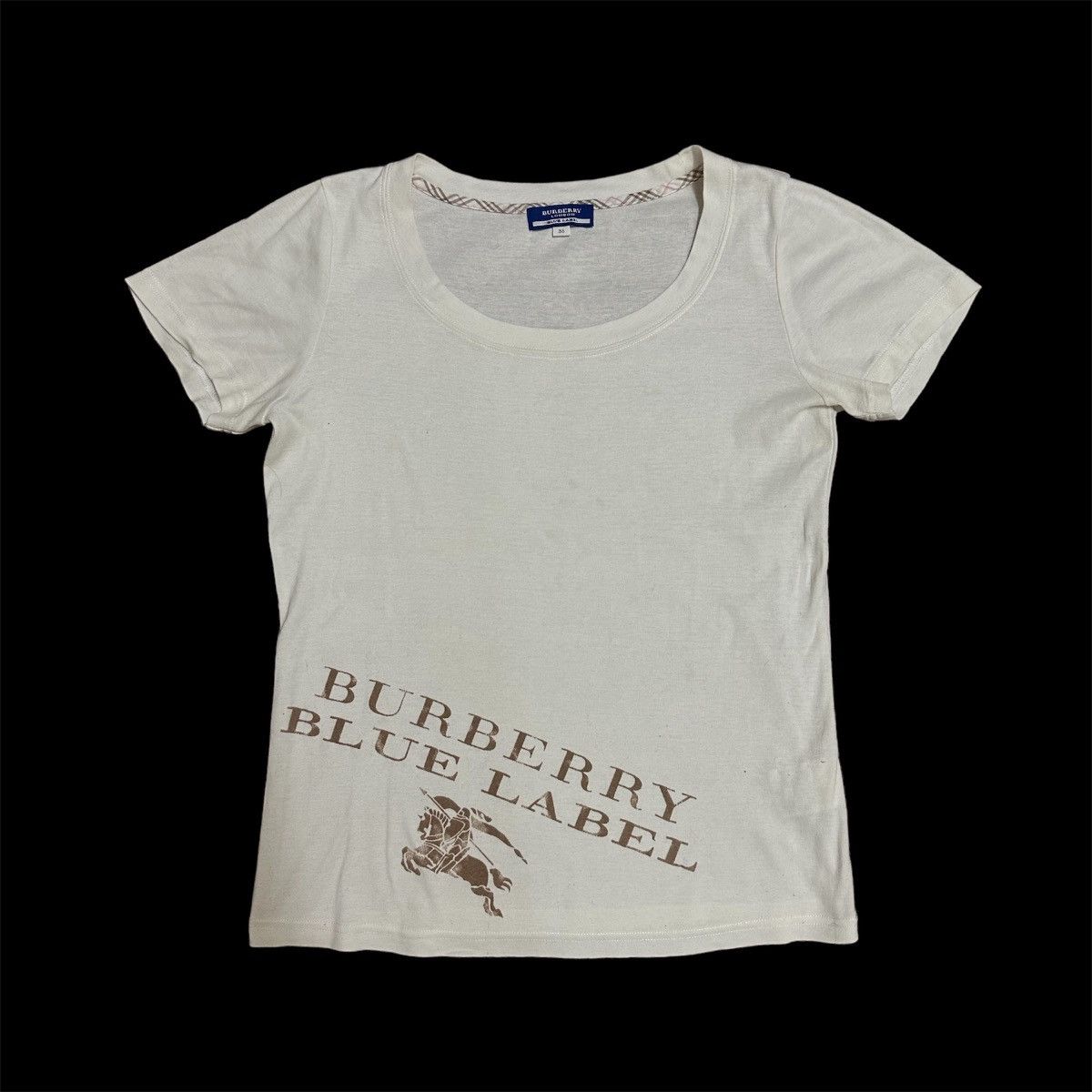 Burberry VINTAGE BURBERRY LONDON BLUE LABEL SHORT SLEEVE TSHIRT Size M / US 6-8 / IT 42-44 - 1 Thumbnail