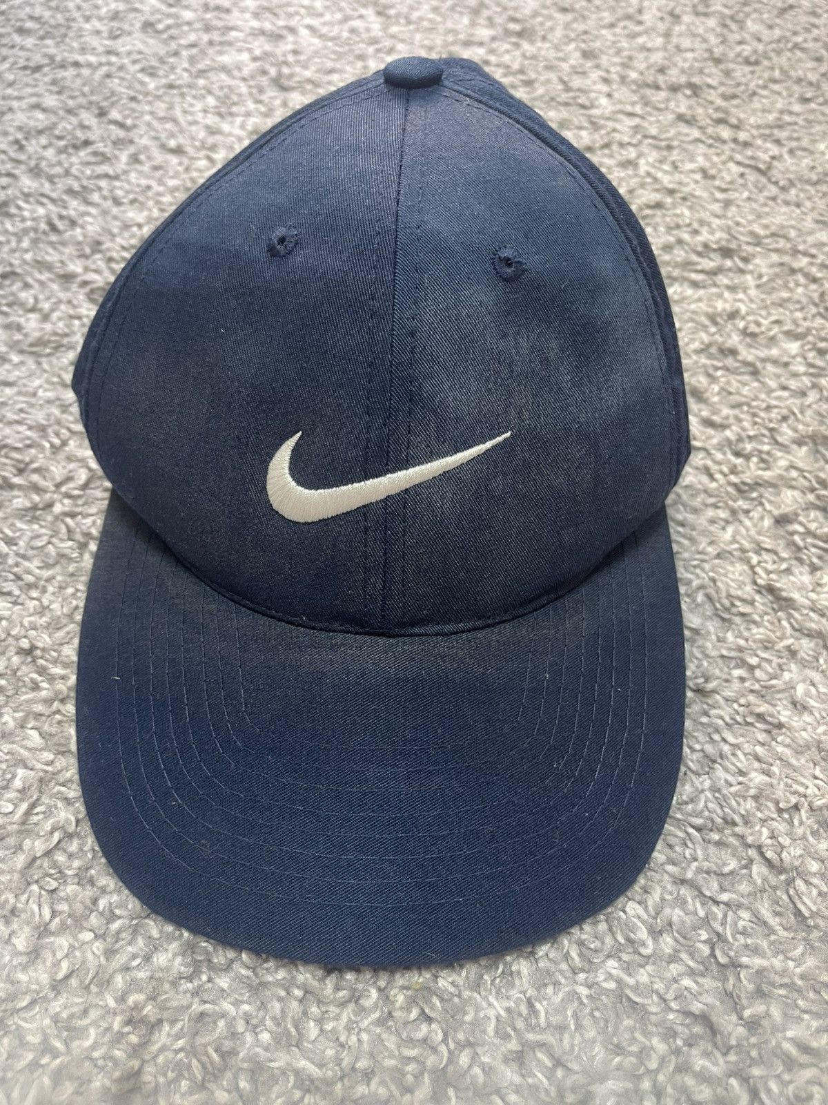 Nike Nike Vintage Y2K Swoosh Blue Cap Baseball Size ONE SIZE - 1 Thumbnail