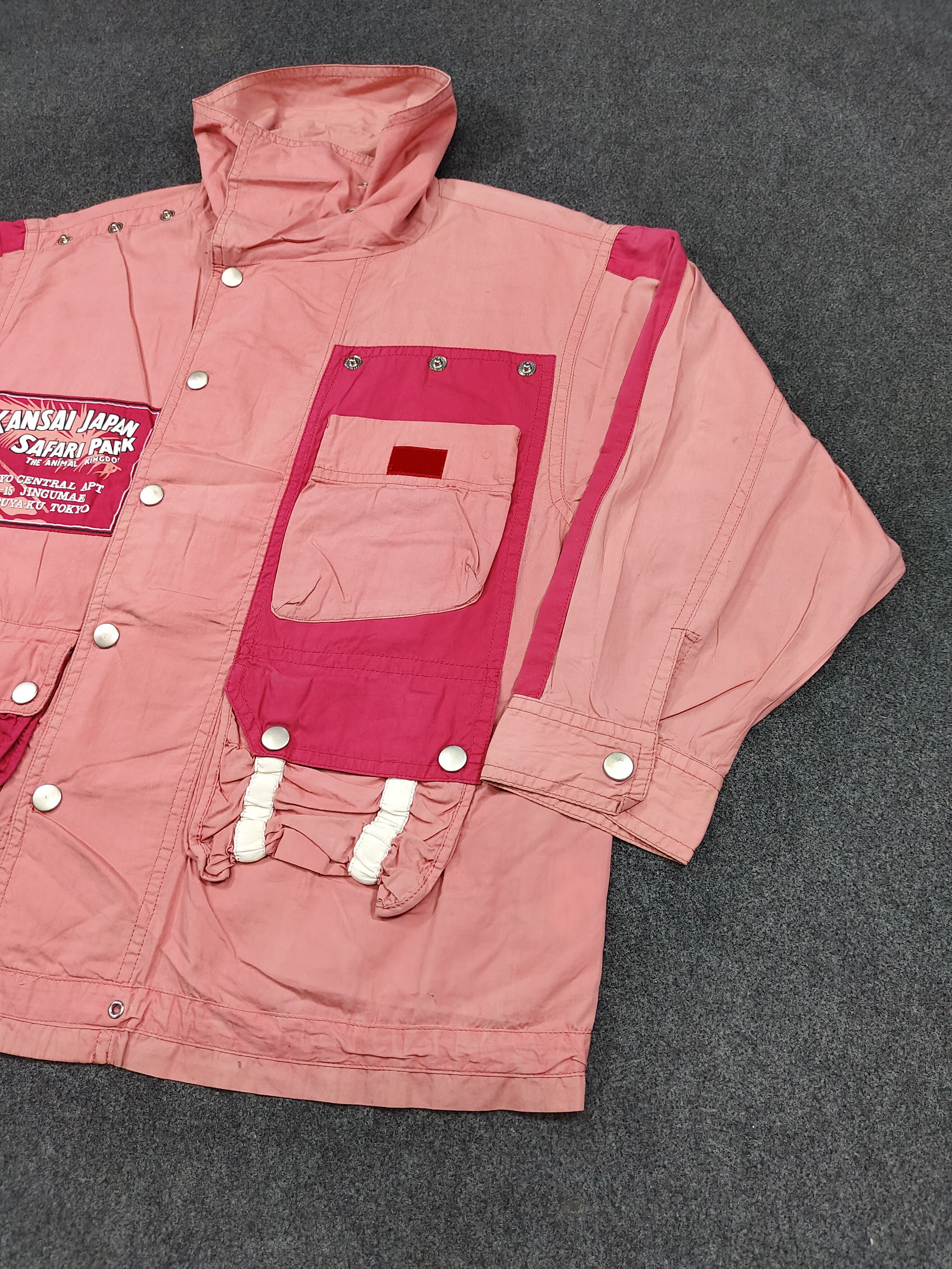 Kansai Yamamoto 80s Kansai Archived "Safari Park Tokyo" Panel Utility Jacket Size US M / EU 48-50 / 2 - 3 Thumbnail