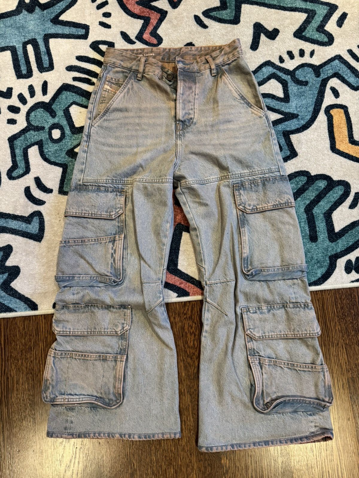 パンツ Rare 00s- Archive DIESEL cropped cargo パンツ Rare 00s- Archive DIESEL cropped cargo Vintage diesel