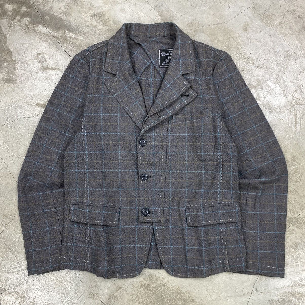 Final Home 90's Checked Tailored Blouson Size US S / EU 44-46 / 1 - 1 Thumbnail