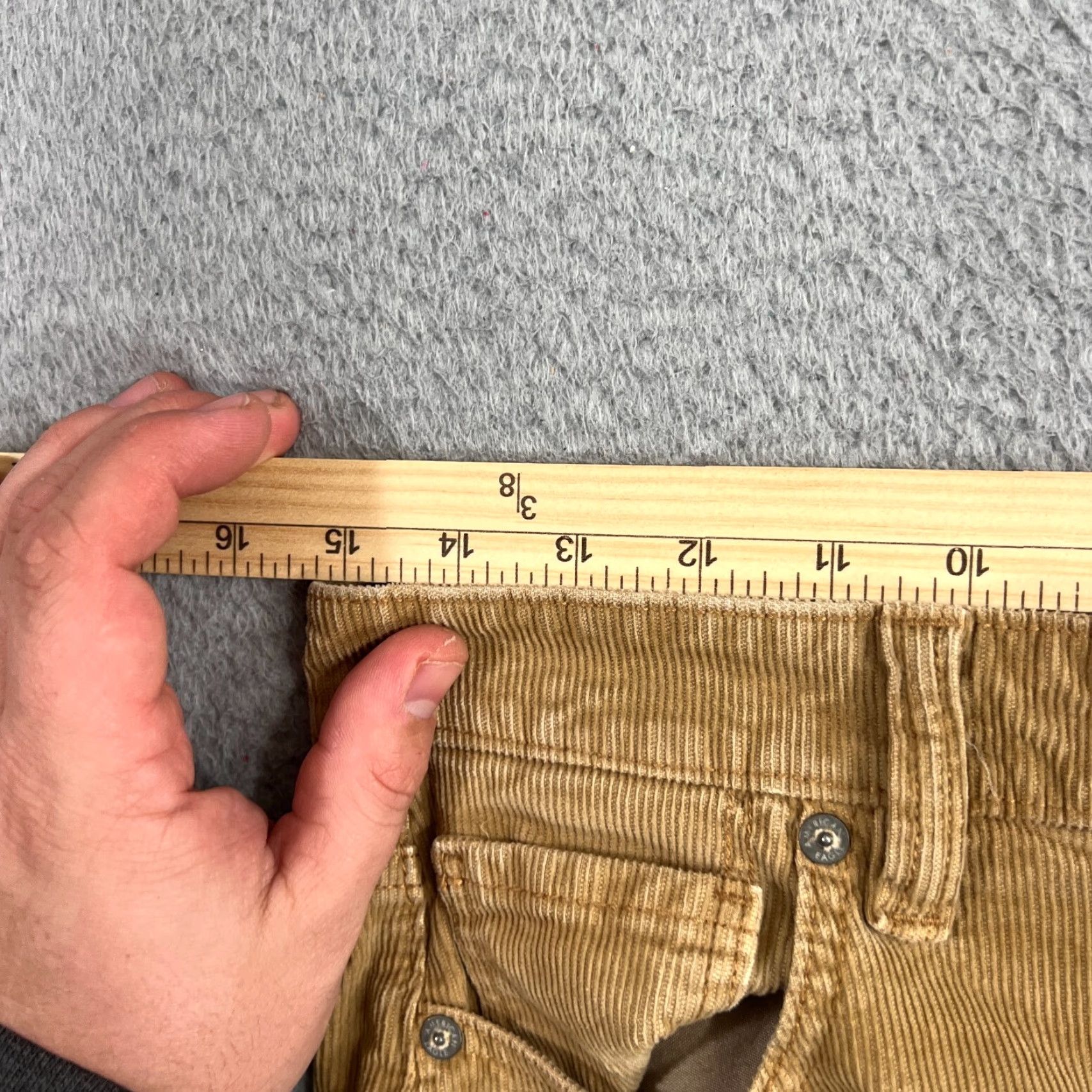 American Eagle Outfitters VINTAGE American Eagle Outfitters Womens Jeans Pants 10 Corduroy Straight Fit Brown Cotton Stretch Size 32" / US 10 / IT 46 - 6 Thumbnail