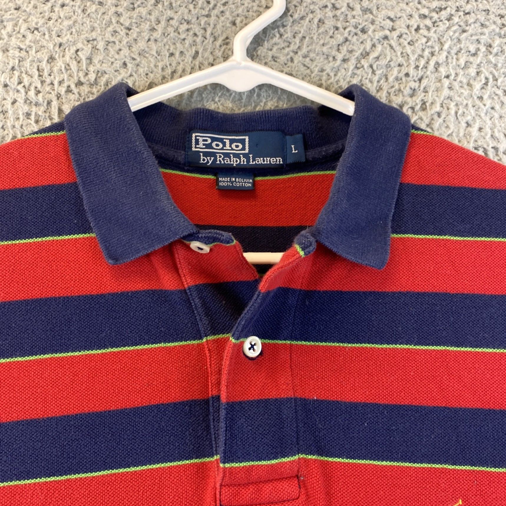 Polo Ralph Lauren Ralph Lauren Polo Shirt Men's Slim Fit Short Sleeve Cotton Classic Collar MultiColor 2020s Casual Golf Tennis Size US L / EU 52-54 / 3 - 4 Thumbnail