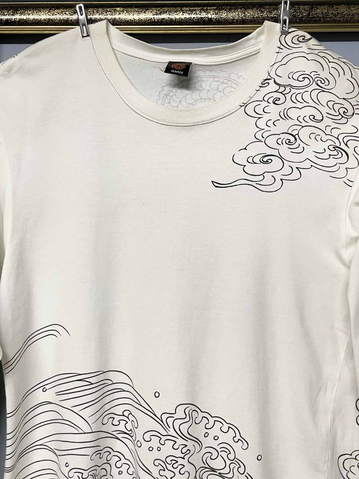 Yasuyuki Ishii Vintage Japan Karakuri Tamashi Dragon Big Print Traditional Size US L / EU 52-54 / 3 - 9 Thumbnail