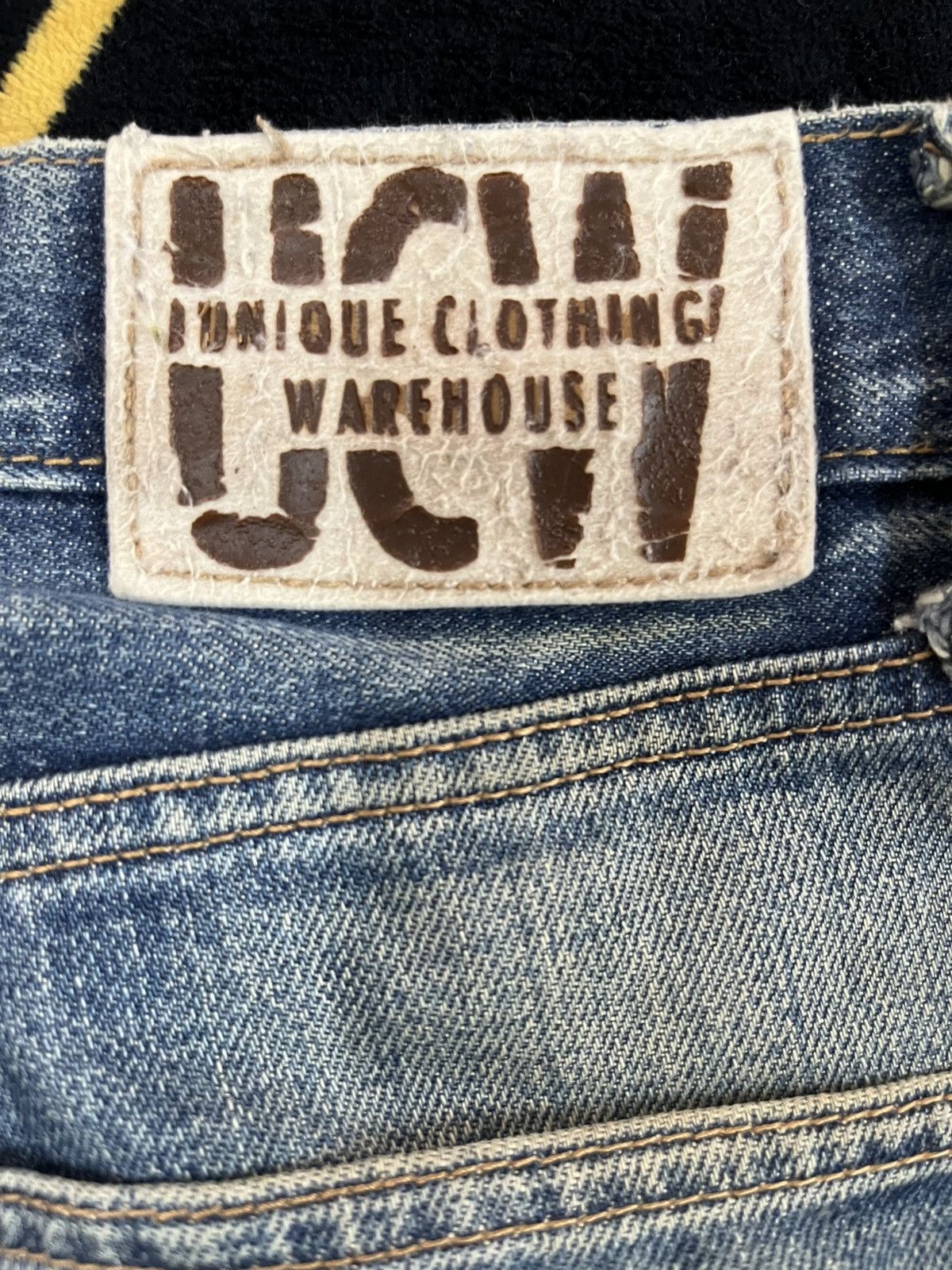 Japanese Brand × Le Grande Bleu (L.G.B.) × Warehouse Vintage Unique Clothing Warehouse Selvedge Mudwash Denim Size US 33 - 13 Thumbnail