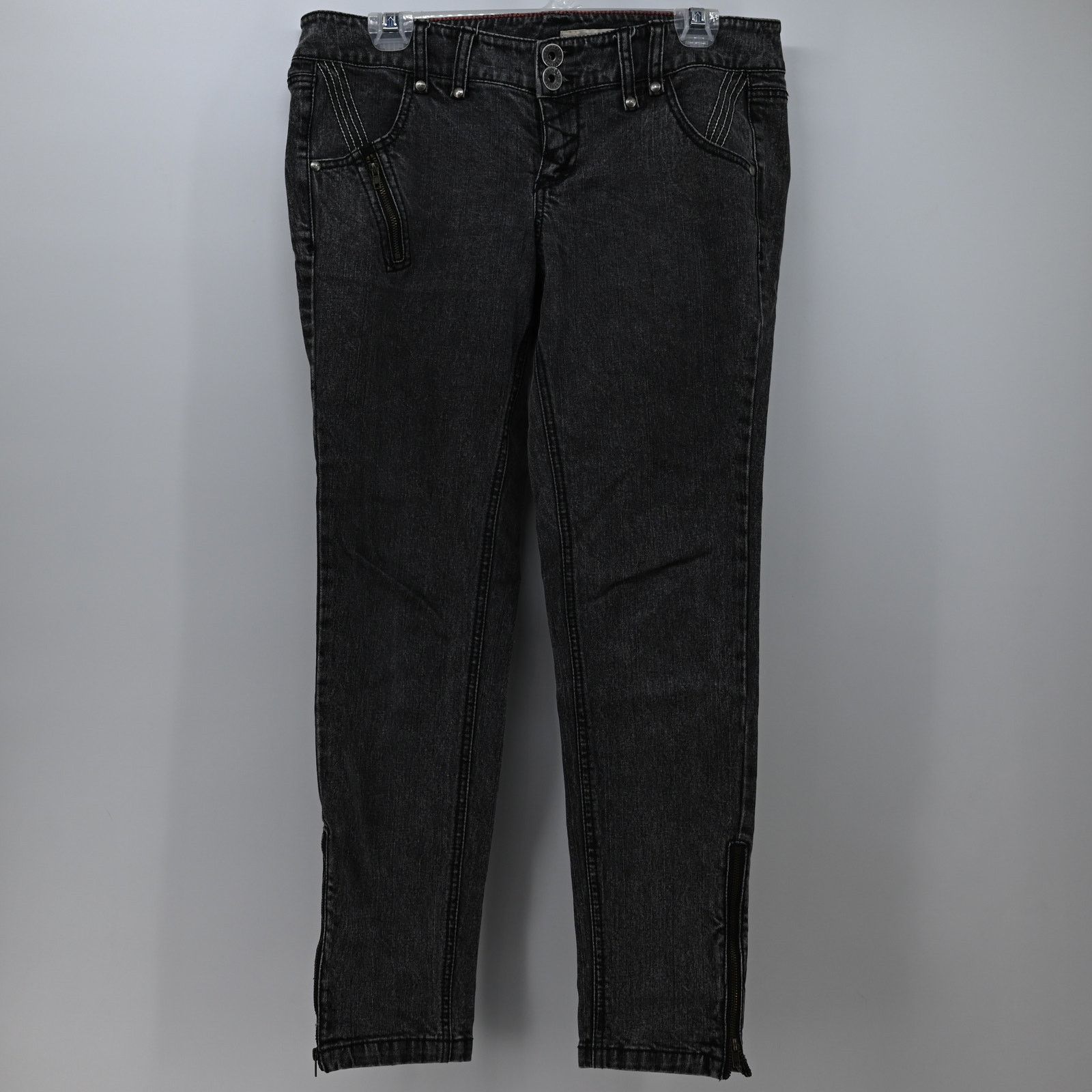 DKNY DKNY Skinny Jeans Y2K Style Zipper Faded Black Women Size 30 Size 30" / US 8 / IT 44 - 10 Thumbnail