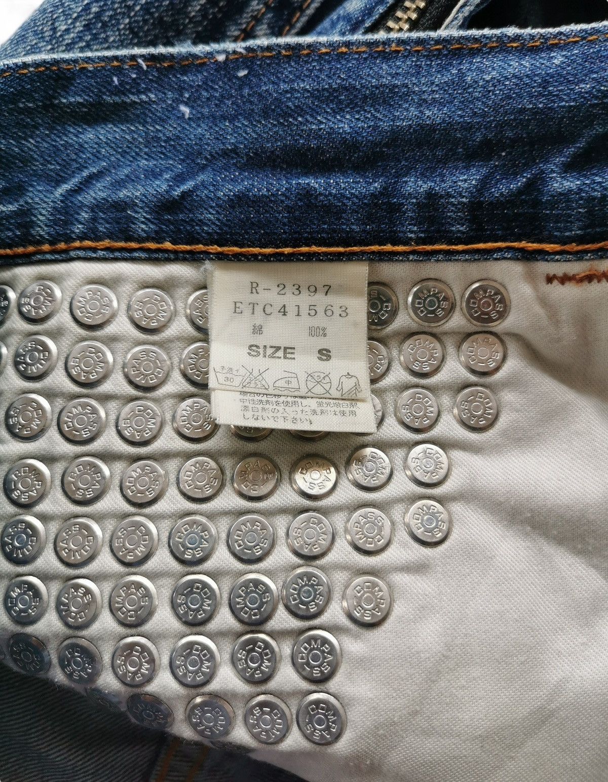 Punk and Yo Rna Inc Distressed Studded Pocket Punk Jeans Size US 30 / EU 46 - 15 Thumbnail