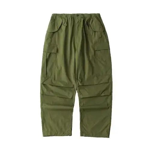 Japanese Brand 20AW Indigo Union Japan Olive Quick Dry Nylon Pants Size US 32 / EU 48 - 1 Thumbnail