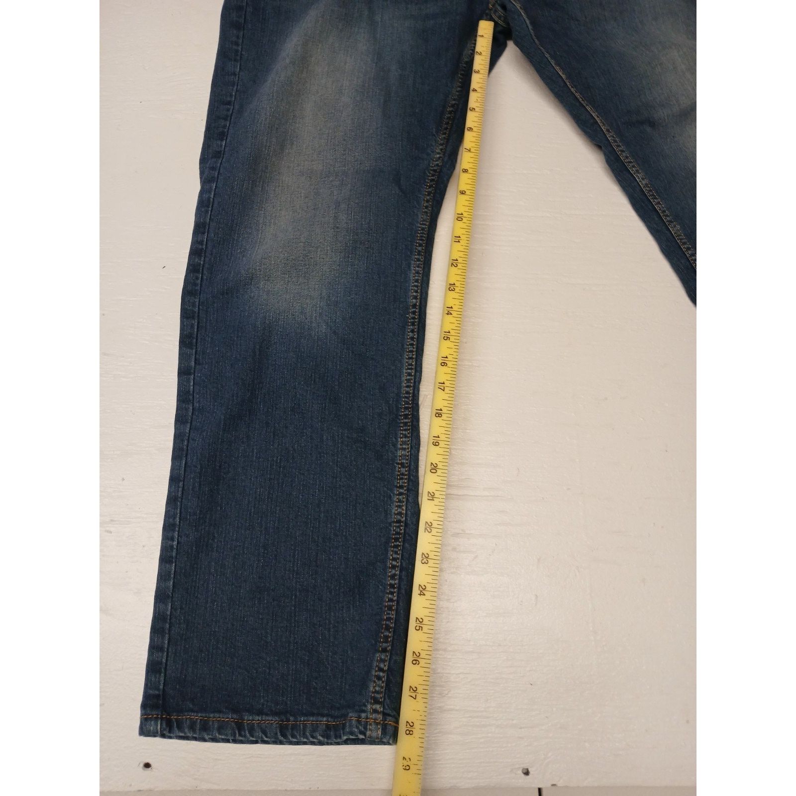 Levi's Levi Strauss (42x32) Relaed Boot Cut Casual Blue Denim Jeans Size US 42 / EU 58 - 3 Thumbnail