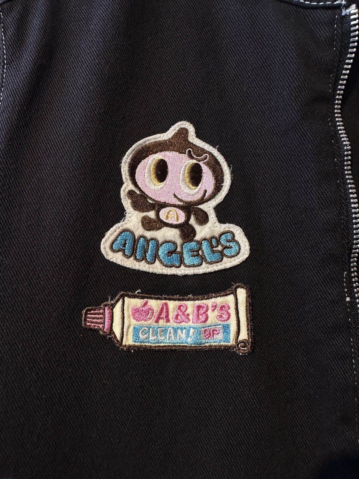 Angel Blue × Japanese Brand Angel Blue Prints & Patches Denim Overalls Size US 33 - 10 Thumbnail
