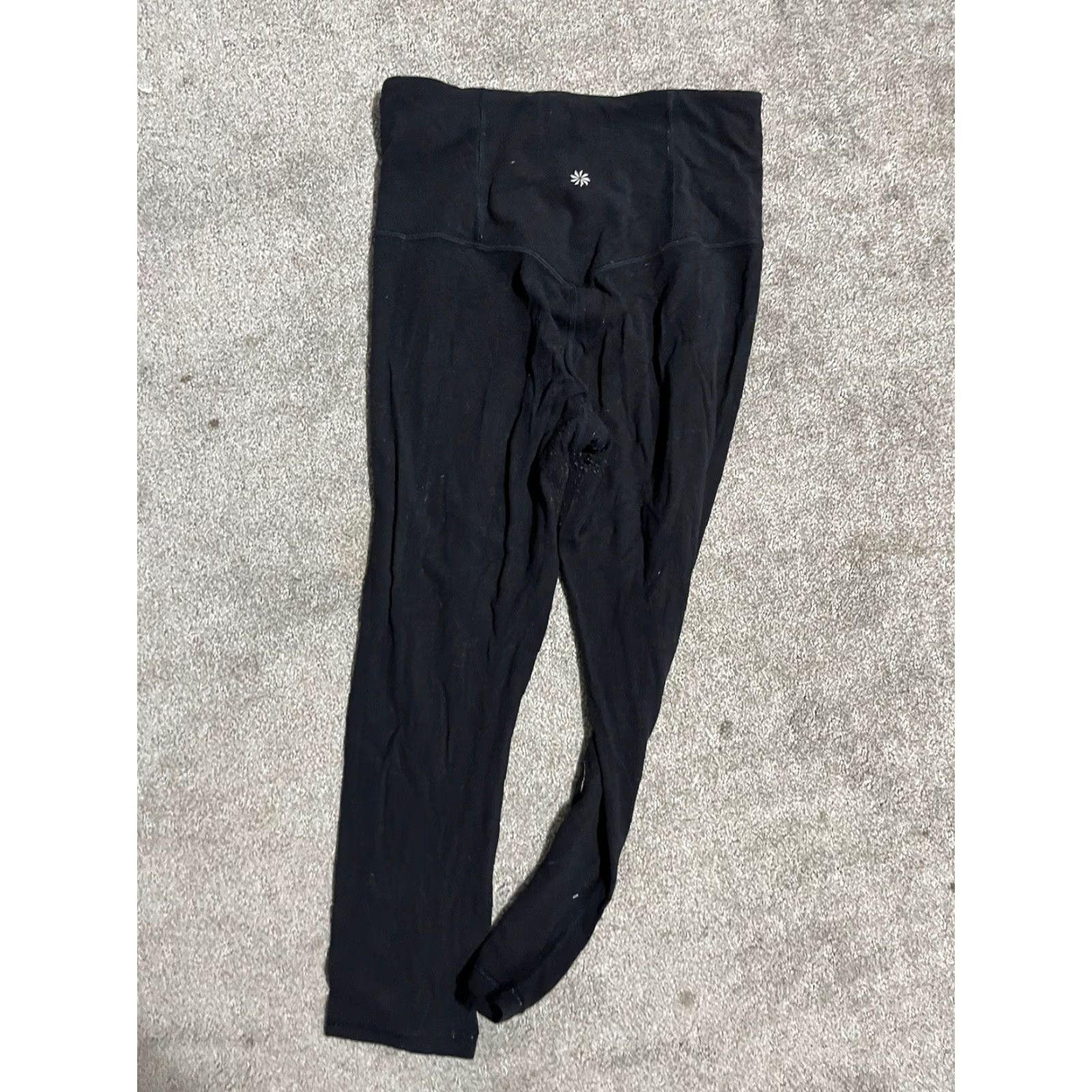 Athleta VINTAGE Athleta Elation Capri Leggings Women XS Black Stretch Activewear 20in Inseam Size 26" / US 2 / IT 38 - 3 Thumbnail