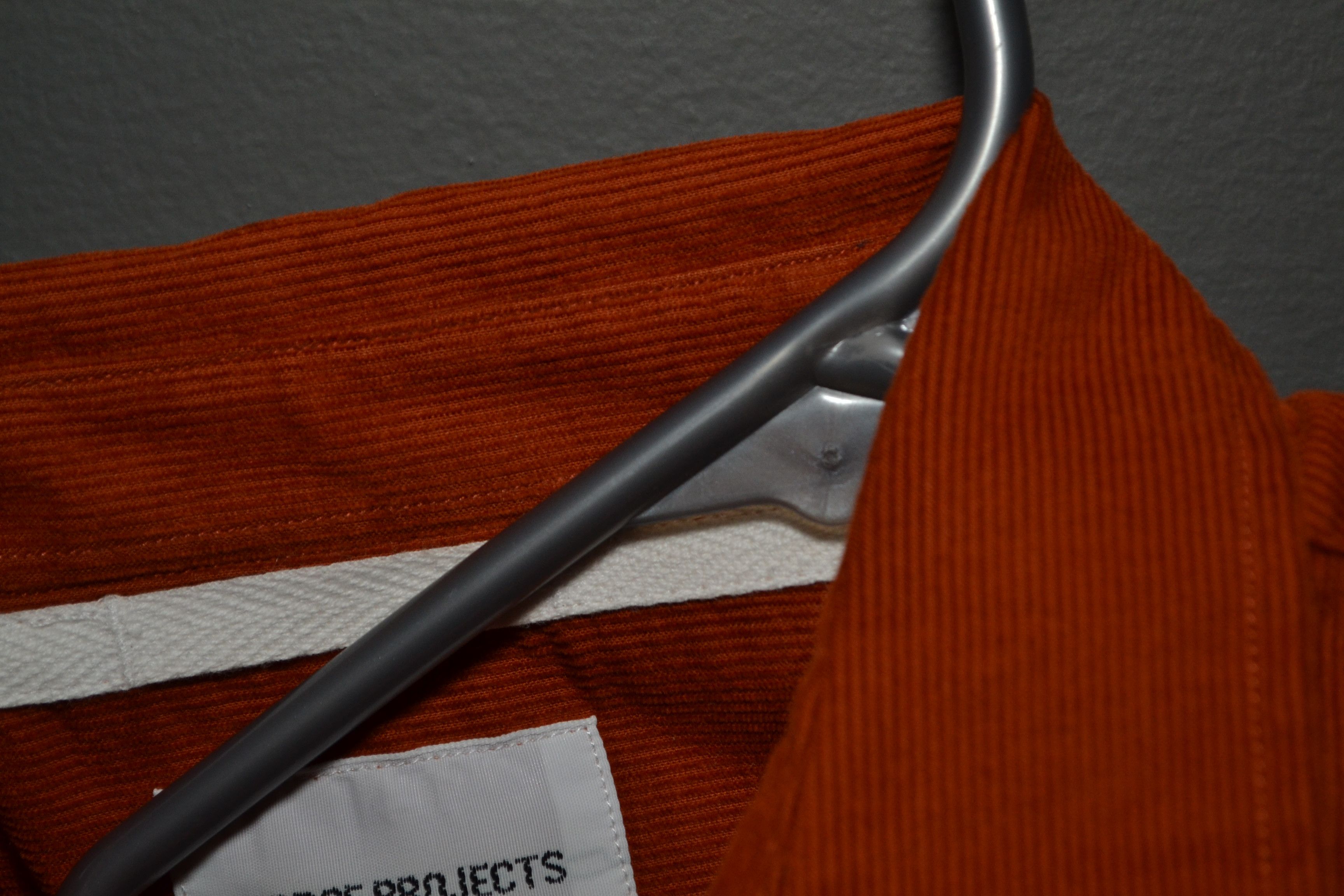 Norse Projects Norse Projects Osvald Corduroy Cadmium Orange Shirt XL Size US XL / EU 56 / 4 - 10 Thumbnail