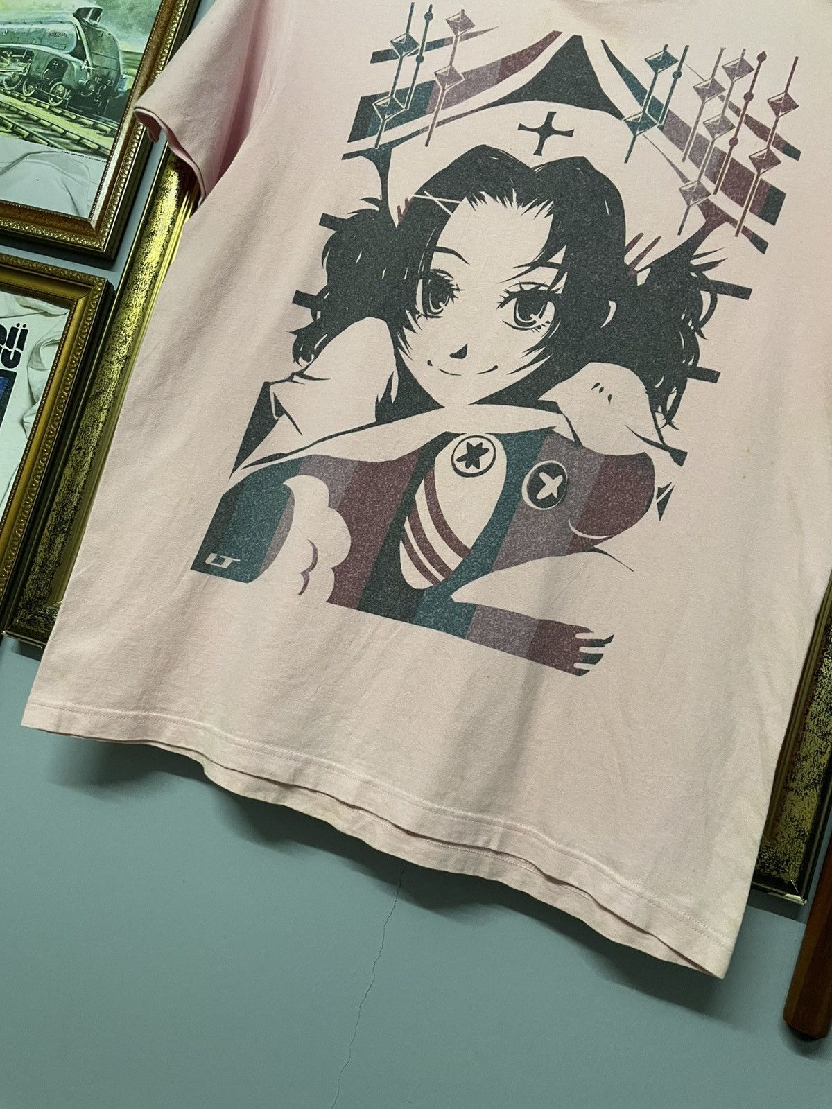 Designer × Japanese Brand × Vintage Vintage 90s Japan Anime Fantasy Cutie Honey Faded Pink Tee Size US L / EU 52-54 / 3 - 3 Thumbnail