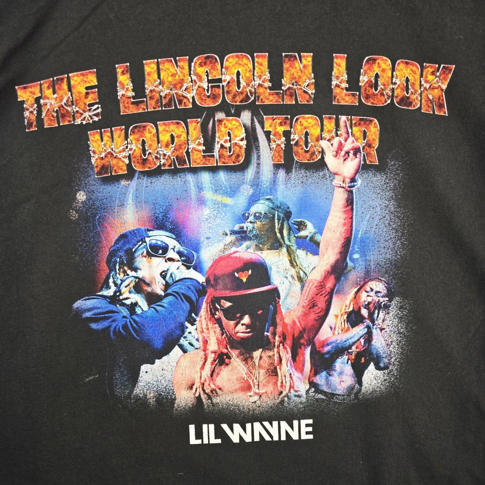 Other Lil Wayne Shirt Mens XL Black Lincoln Look Tour Hip Hop Rap Size US XL / EU 56 / 4 - 3 Thumbnail